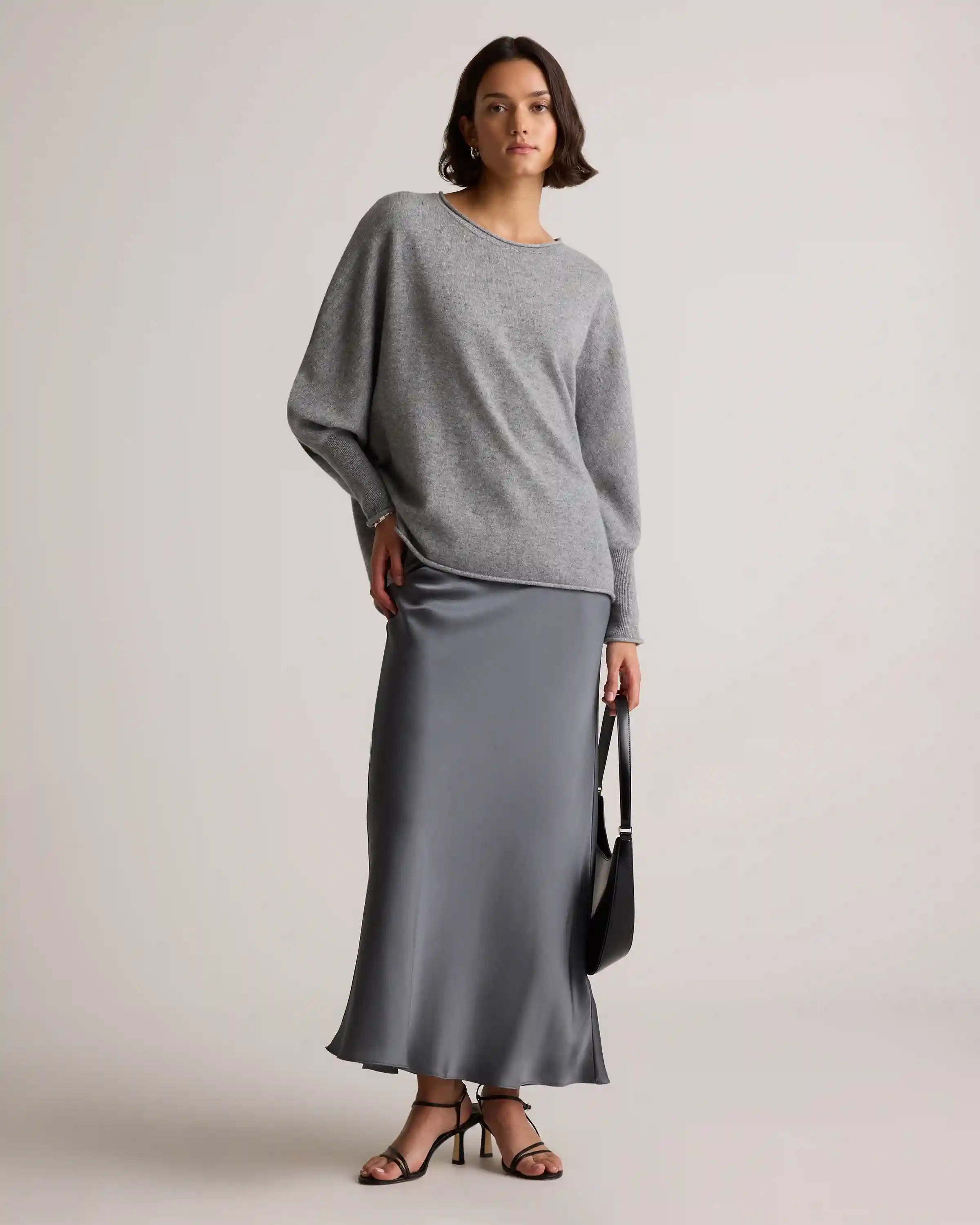 Mongolian Cashmere Batwing Sweater