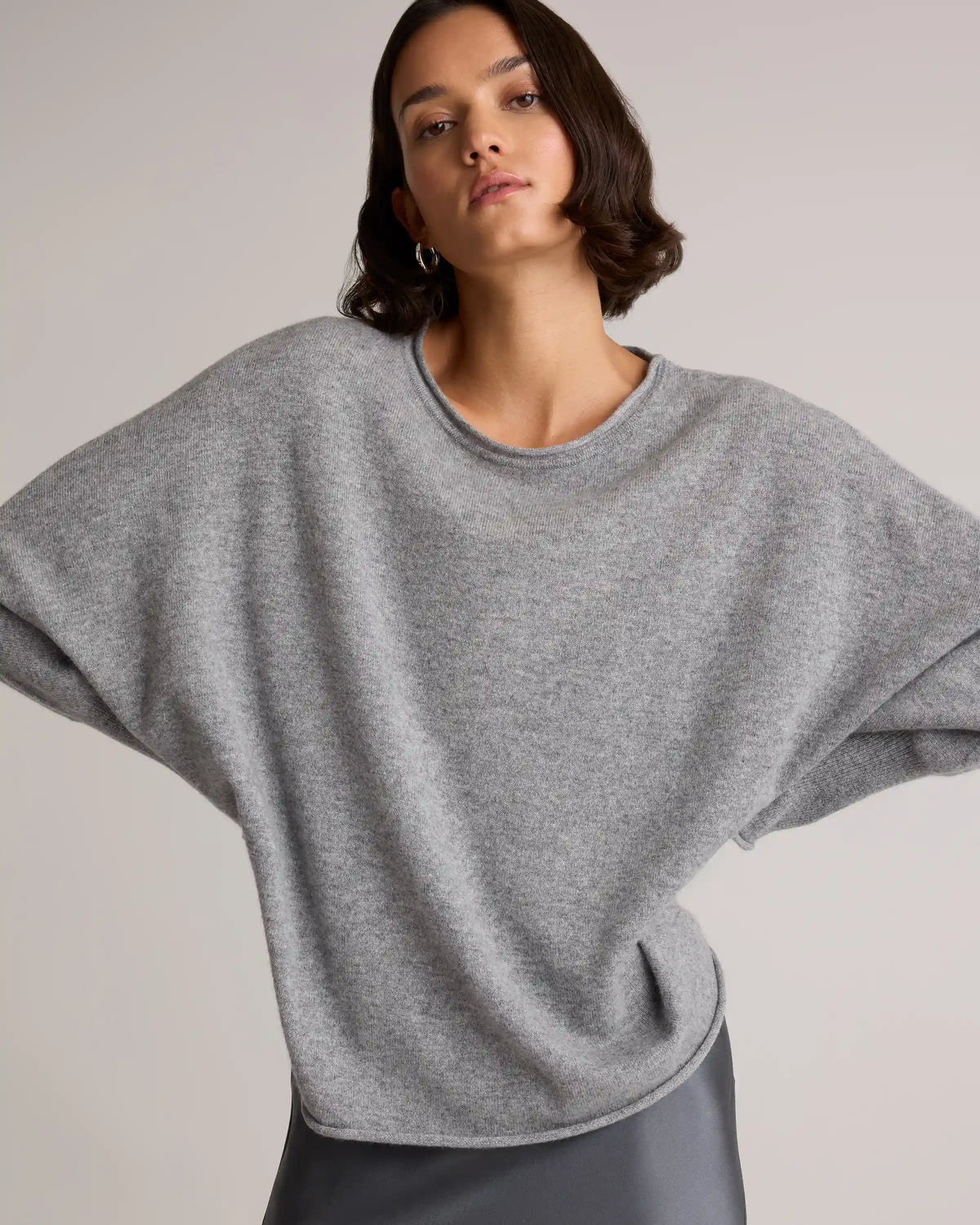Mongolian Cashmere Batwing Sweater