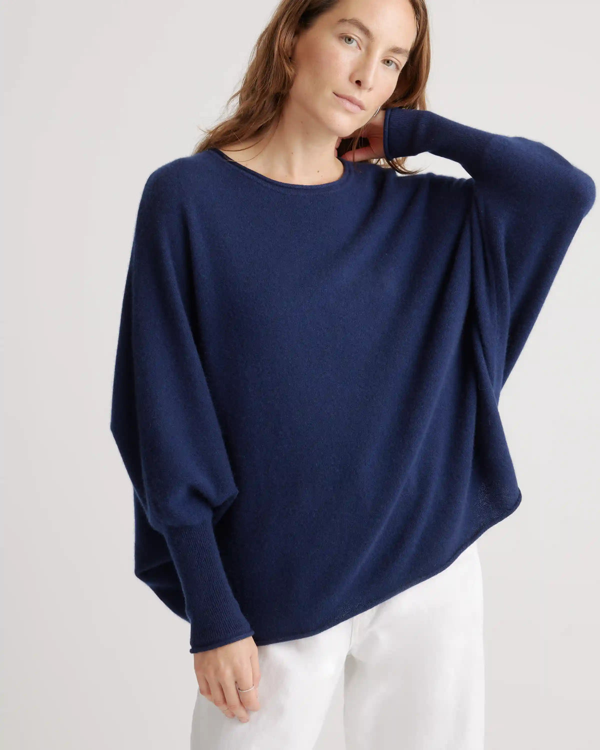 Mongolian Cashmere Batwing Sweater