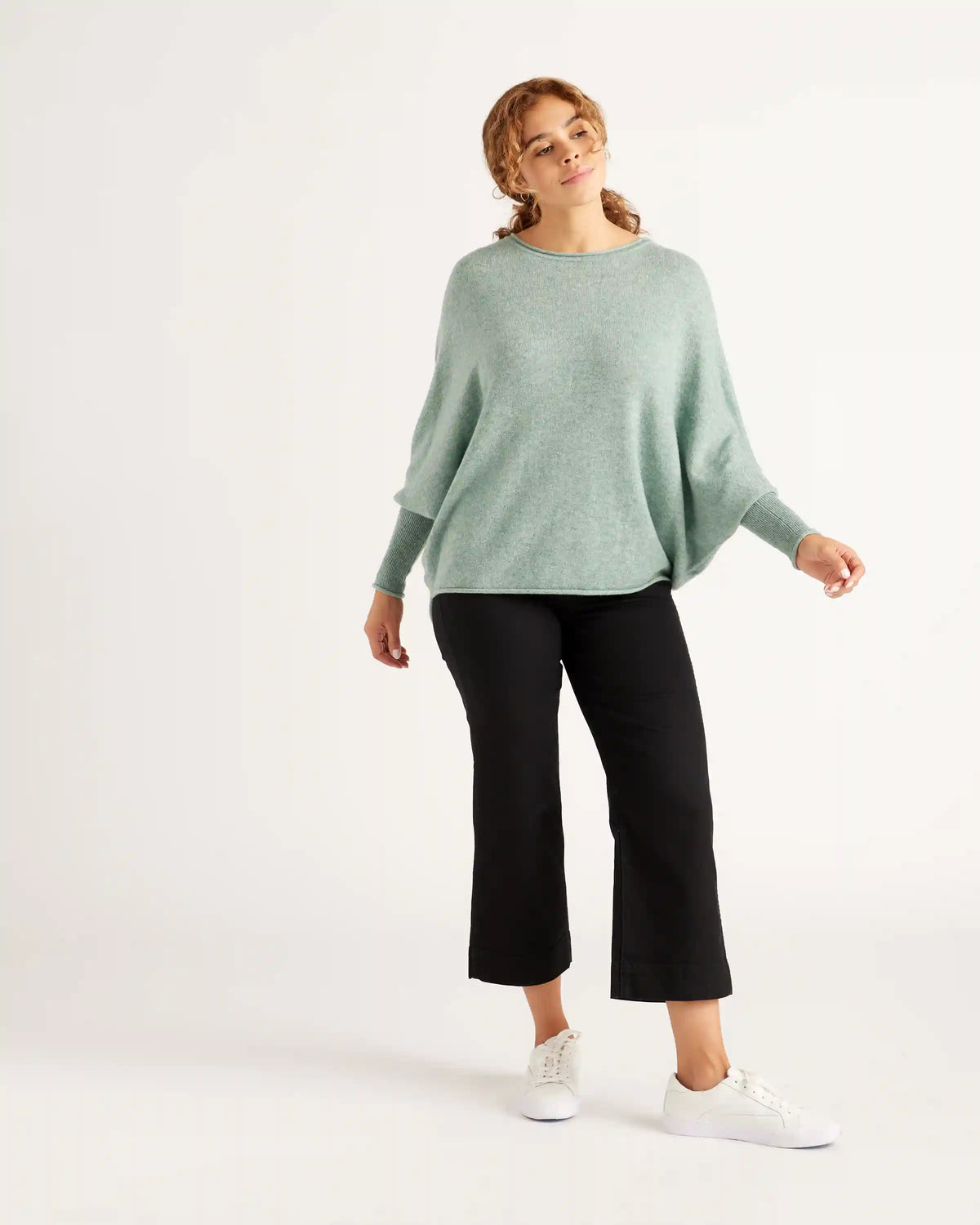 Mongolian Cashmere Batwing Sweater
