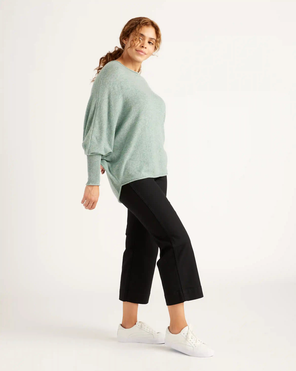 Mongolian Cashmere Batwing Sweater