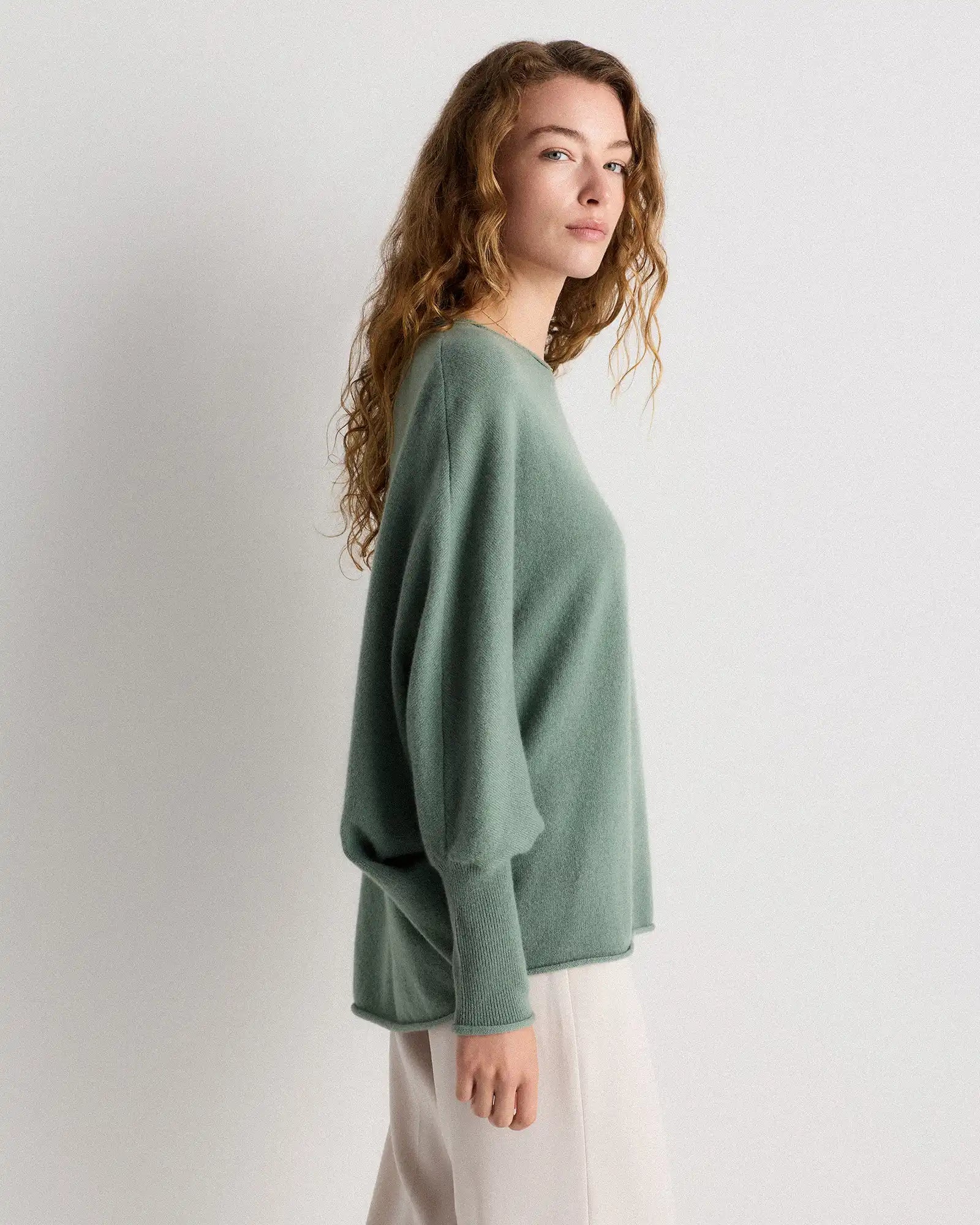 Mongolian Cashmere Batwing Sweater