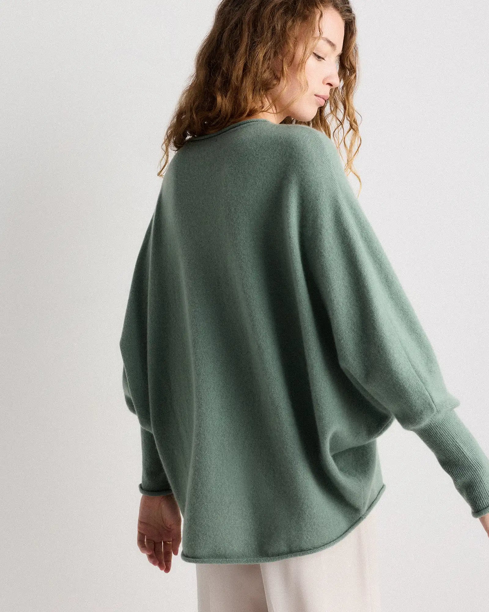 Mongolian Cashmere Batwing Sweater