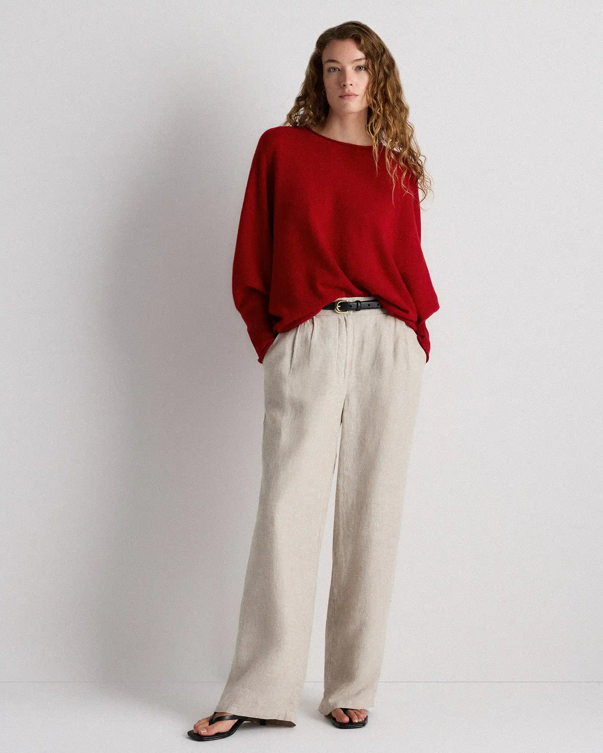 Mongolian Cashmere Batwing Sweater