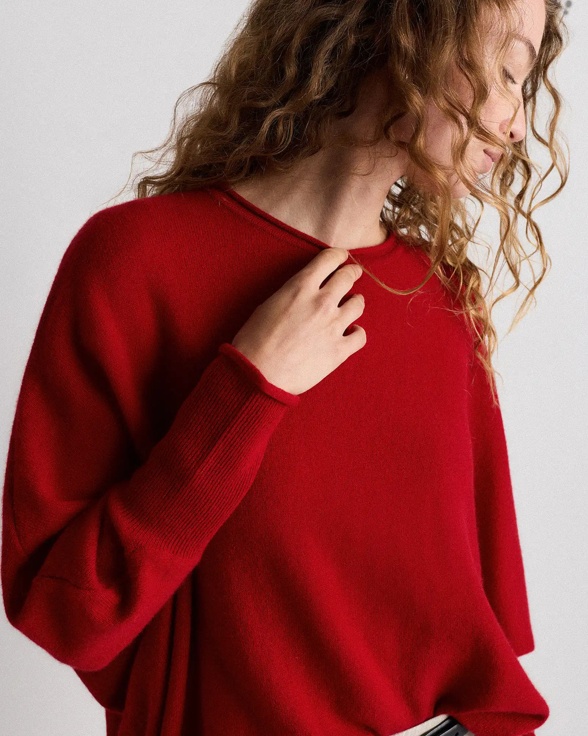 Mongolian Cashmere Batwing Sweater