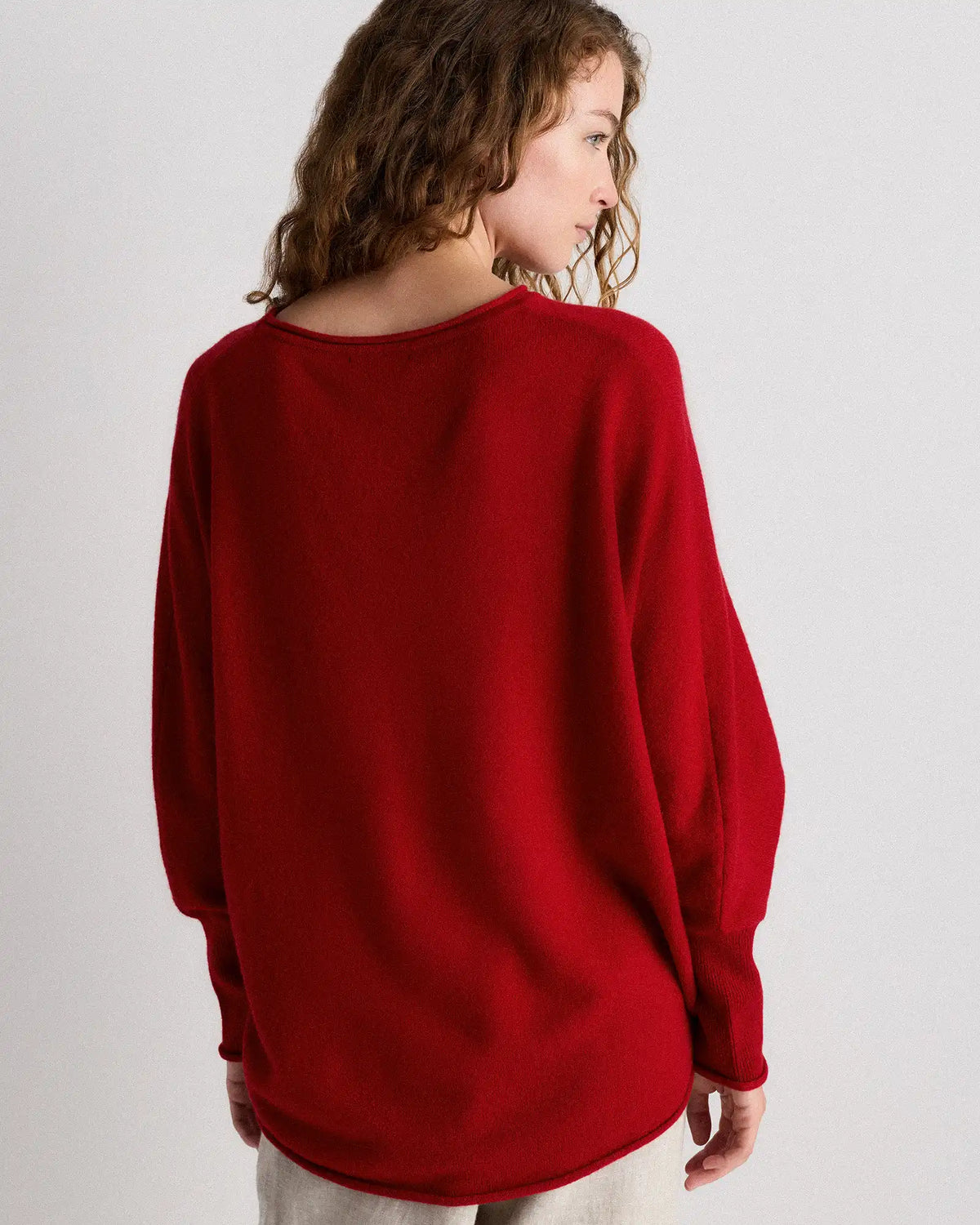 Mongolian Cashmere Batwing Sweater