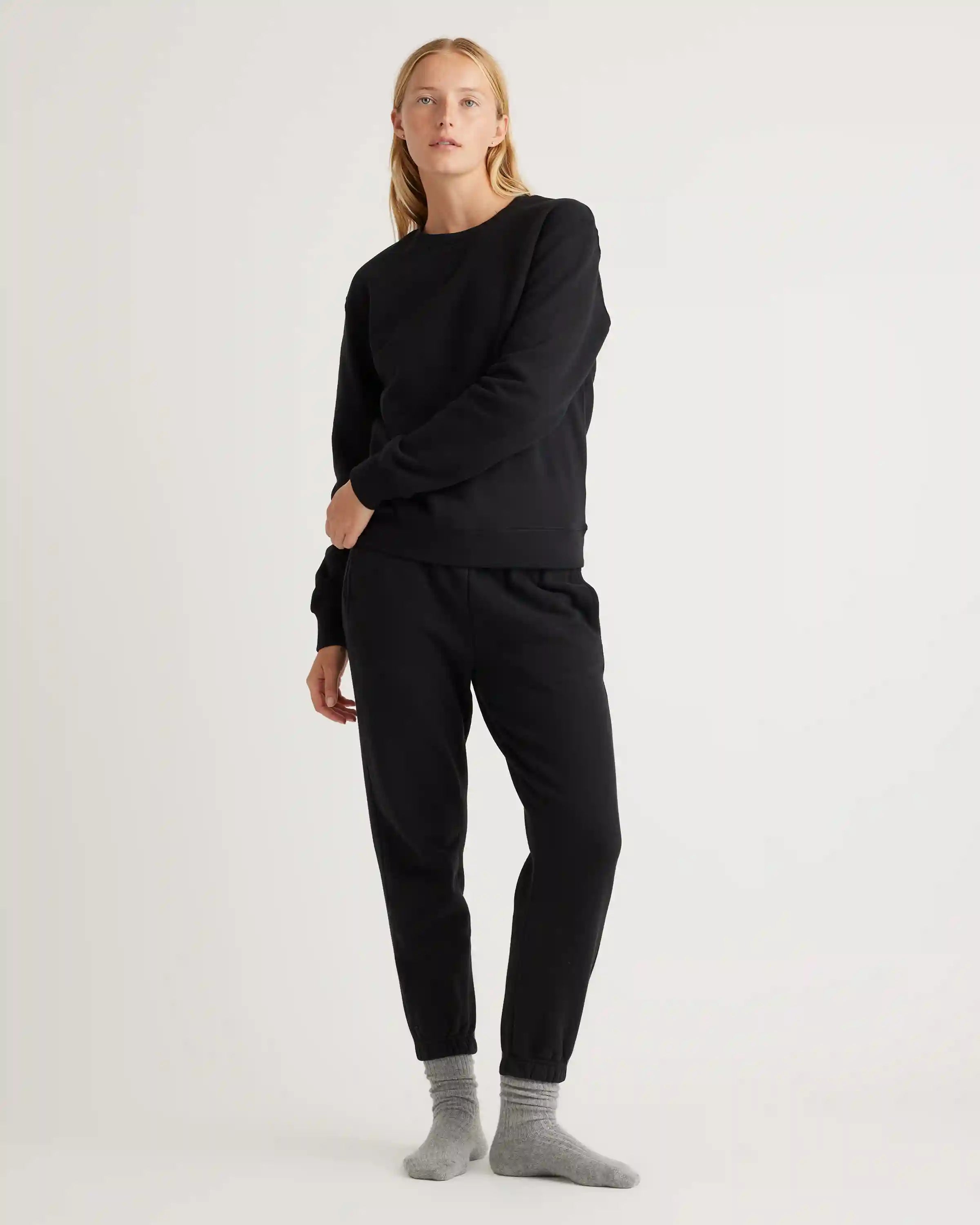 Organic Heavyweight Fleece Boyfriend Crew