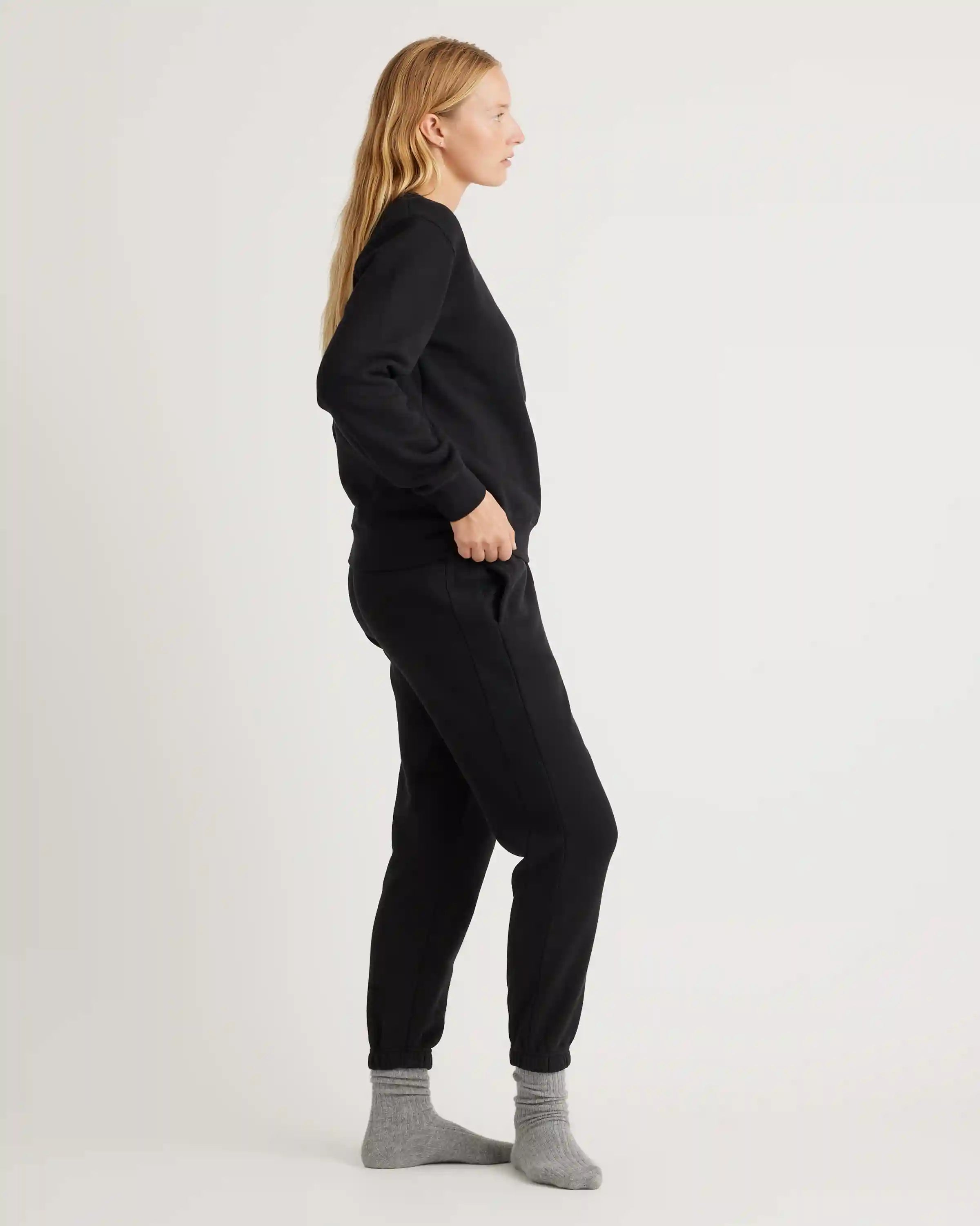 Organic Heavyweight Fleece Boyfriend Crew