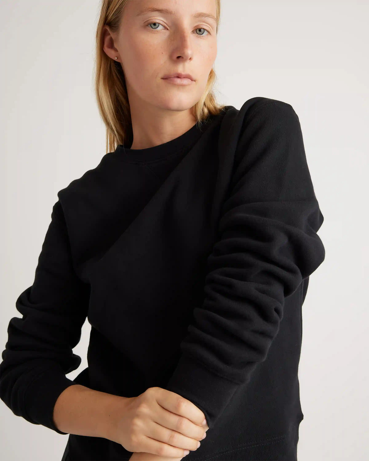 Organic Heavyweight Fleece Boyfriend Crew