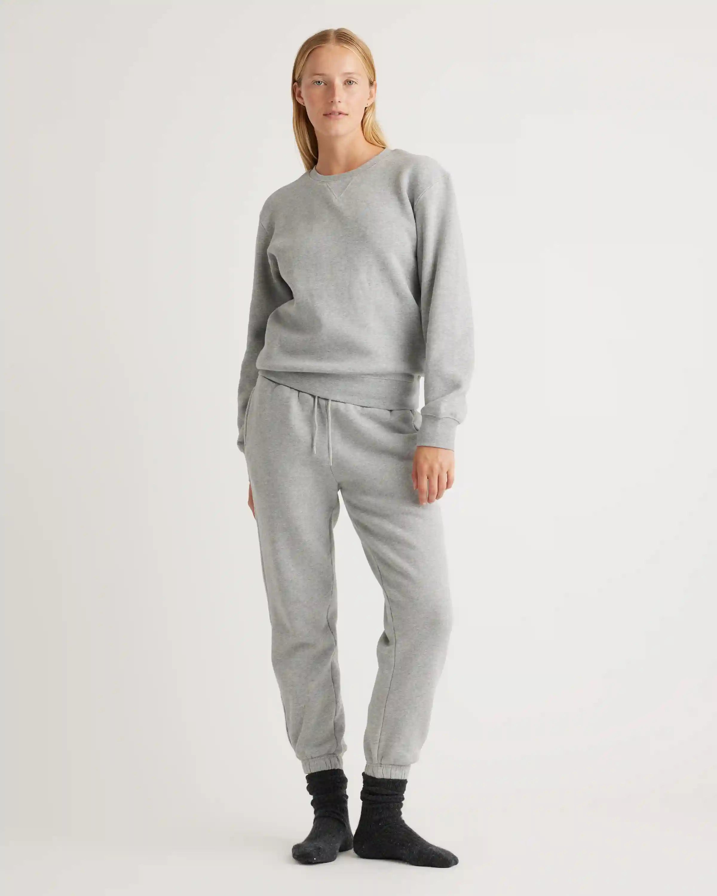 Organic Heavyweight Fleece Boyfriend Crew