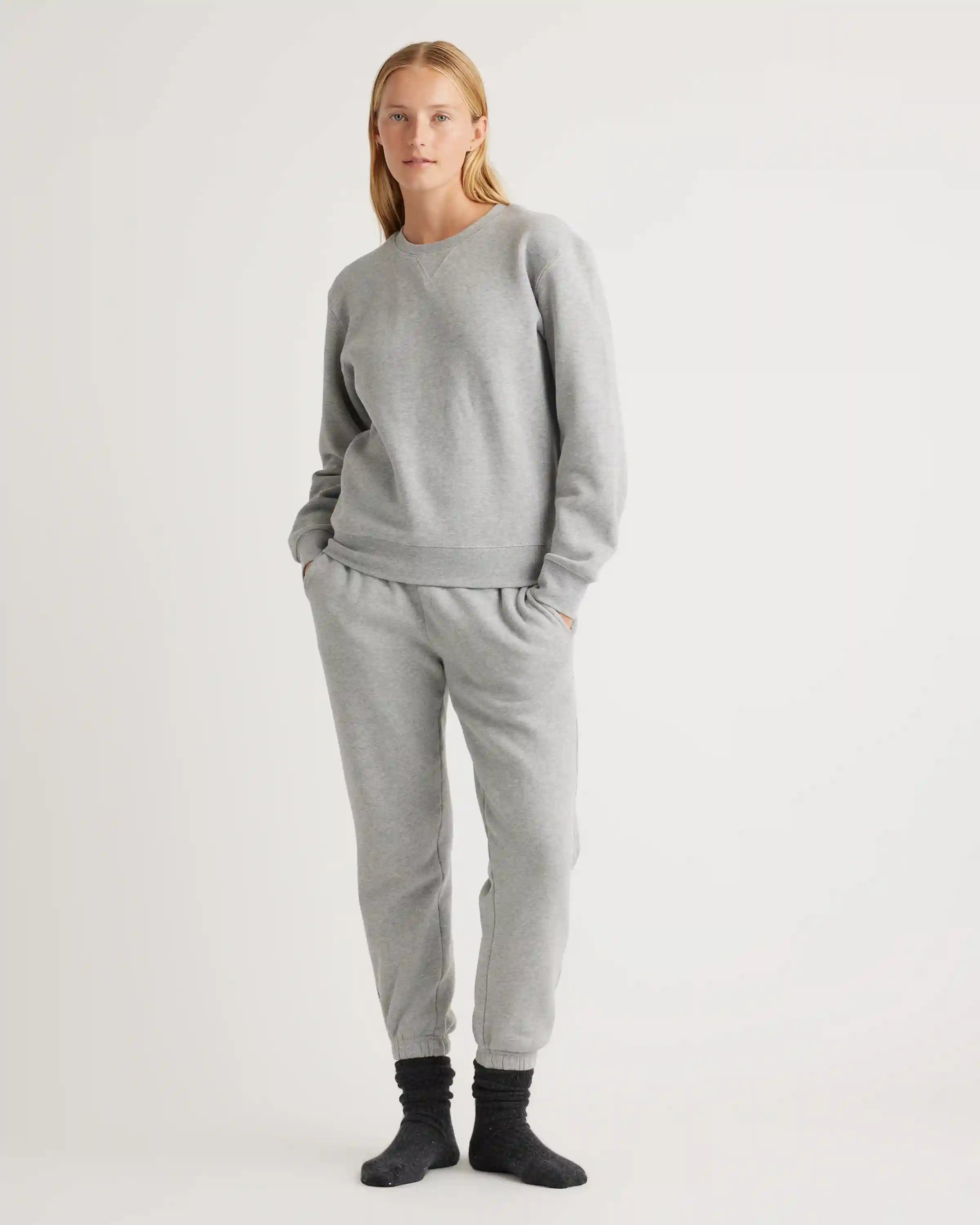 Organic Heavyweight Fleece Boyfriend Crew