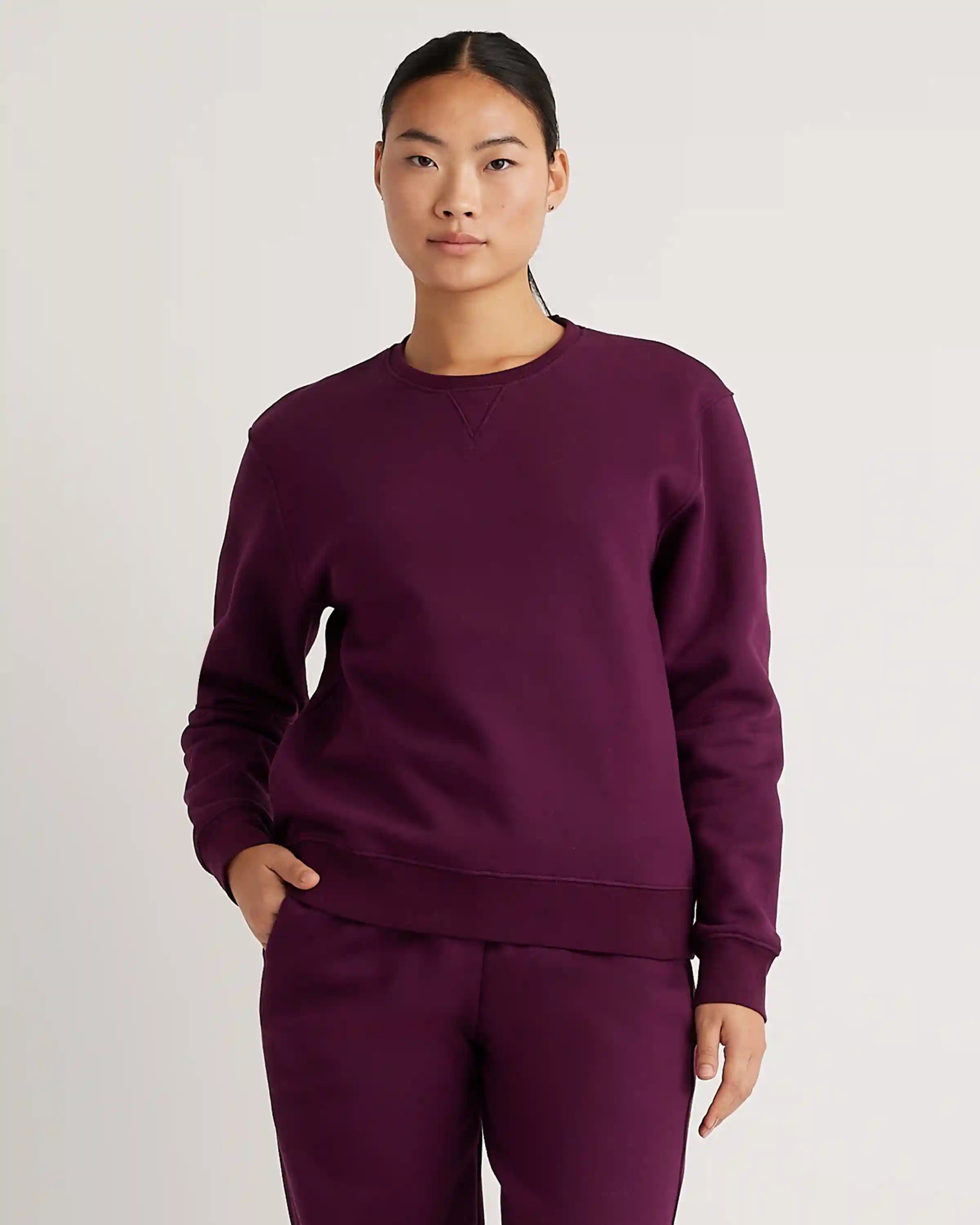 Organic Heavyweight Fleece Boyfriend Crew