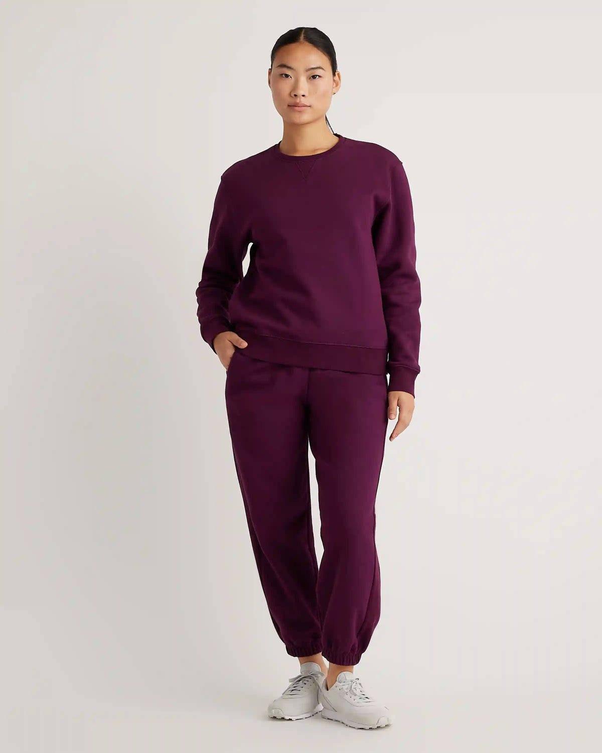 Organic Heavyweight Fleece Boyfriend Crew