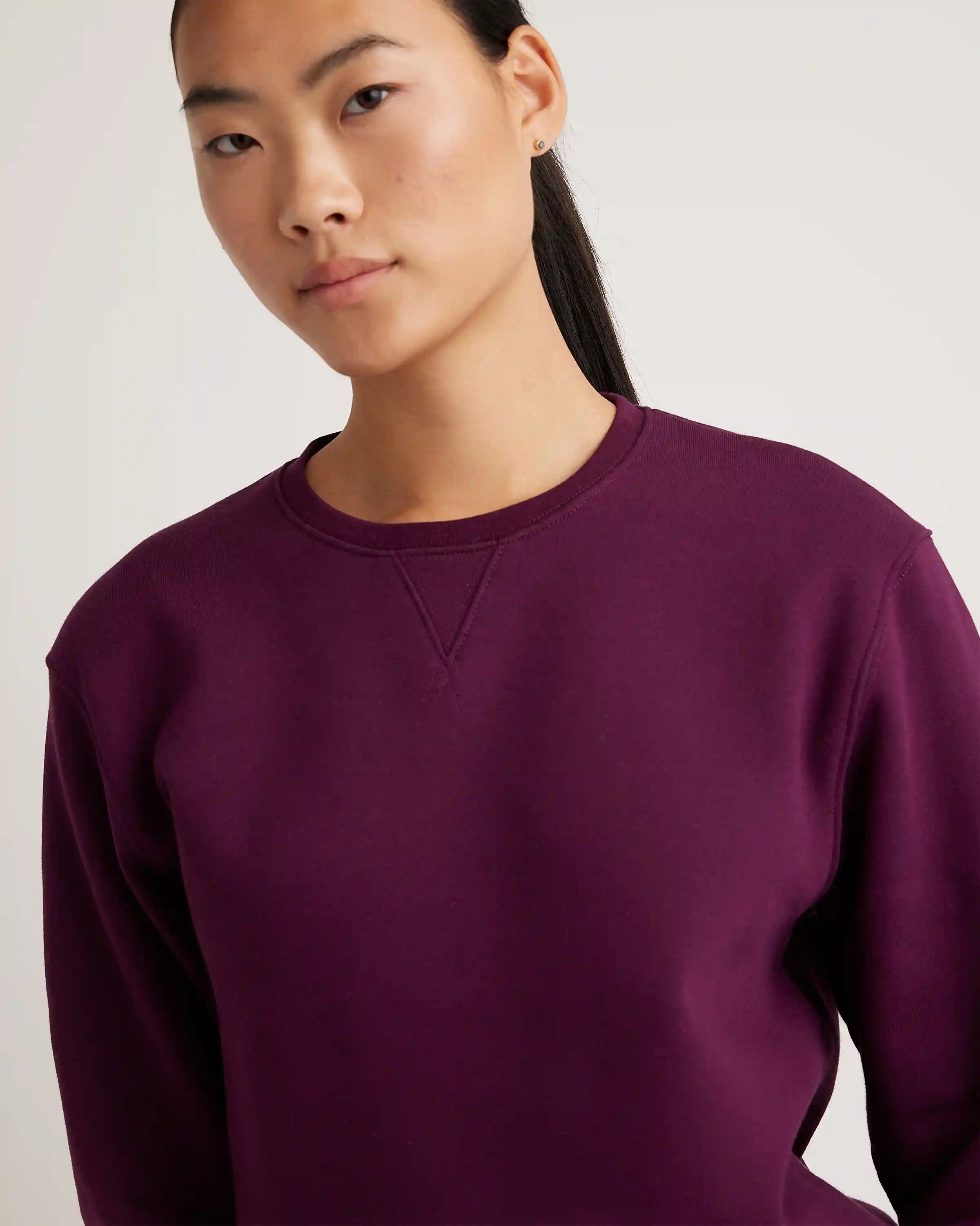 Organic Heavyweight Fleece Boyfriend Crew