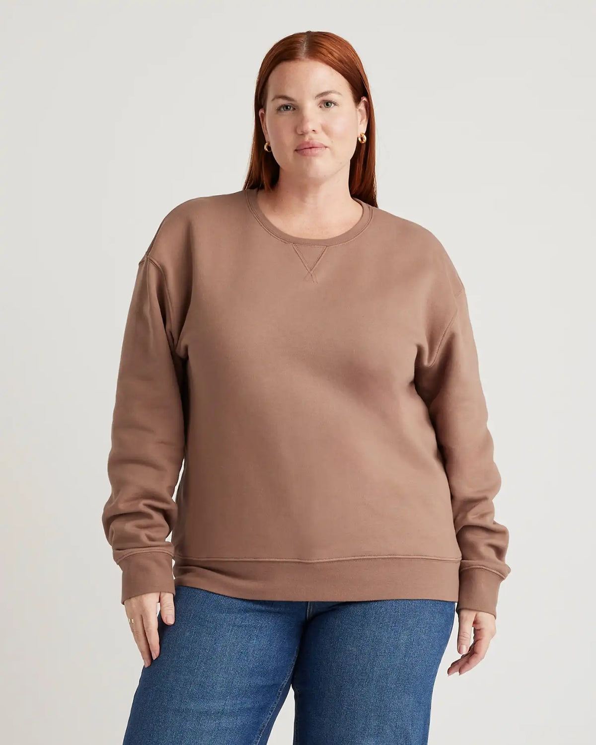 Organic Heavyweight Fleece Boyfriend Crew