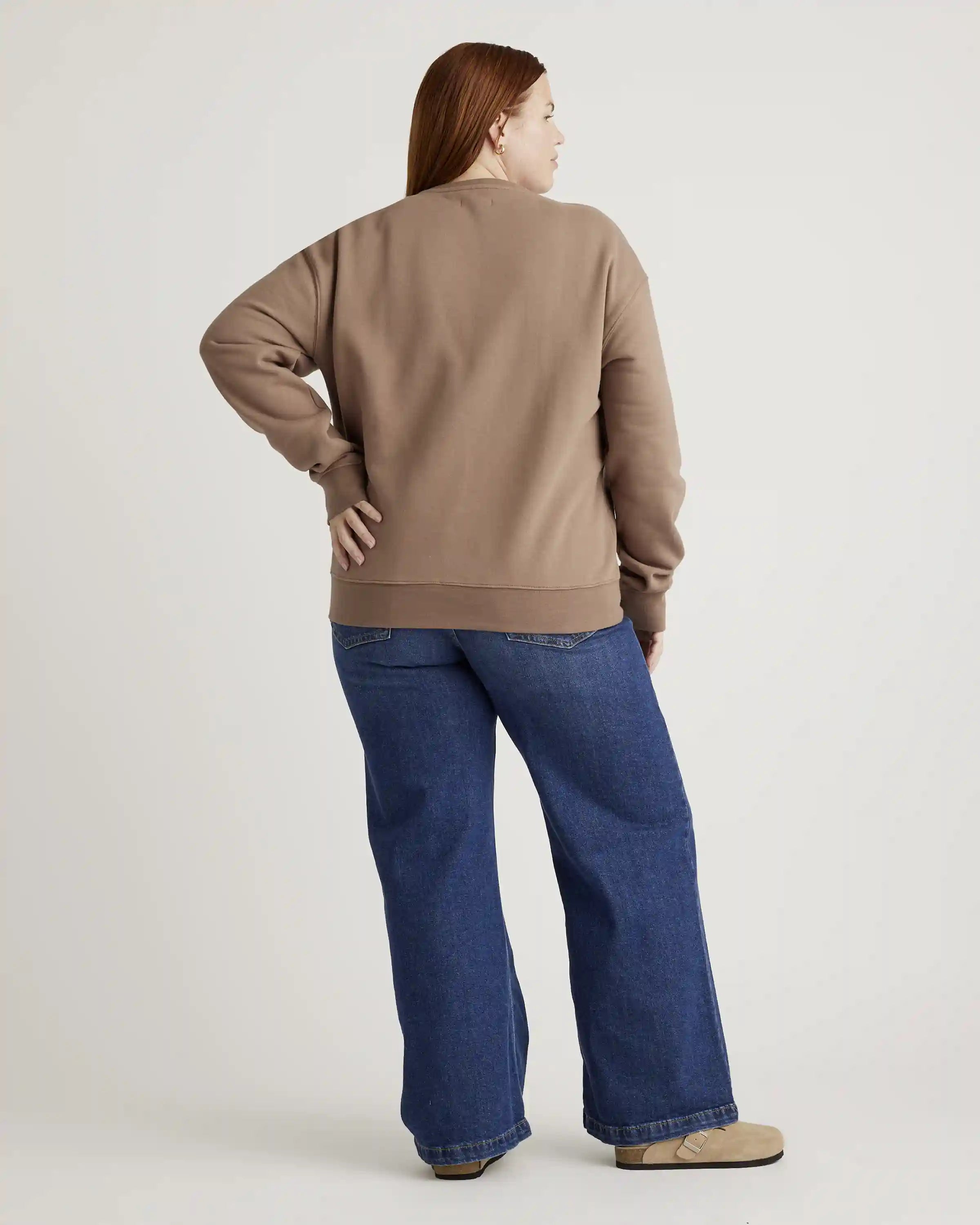 Organic Heavyweight Fleece Boyfriend Crew