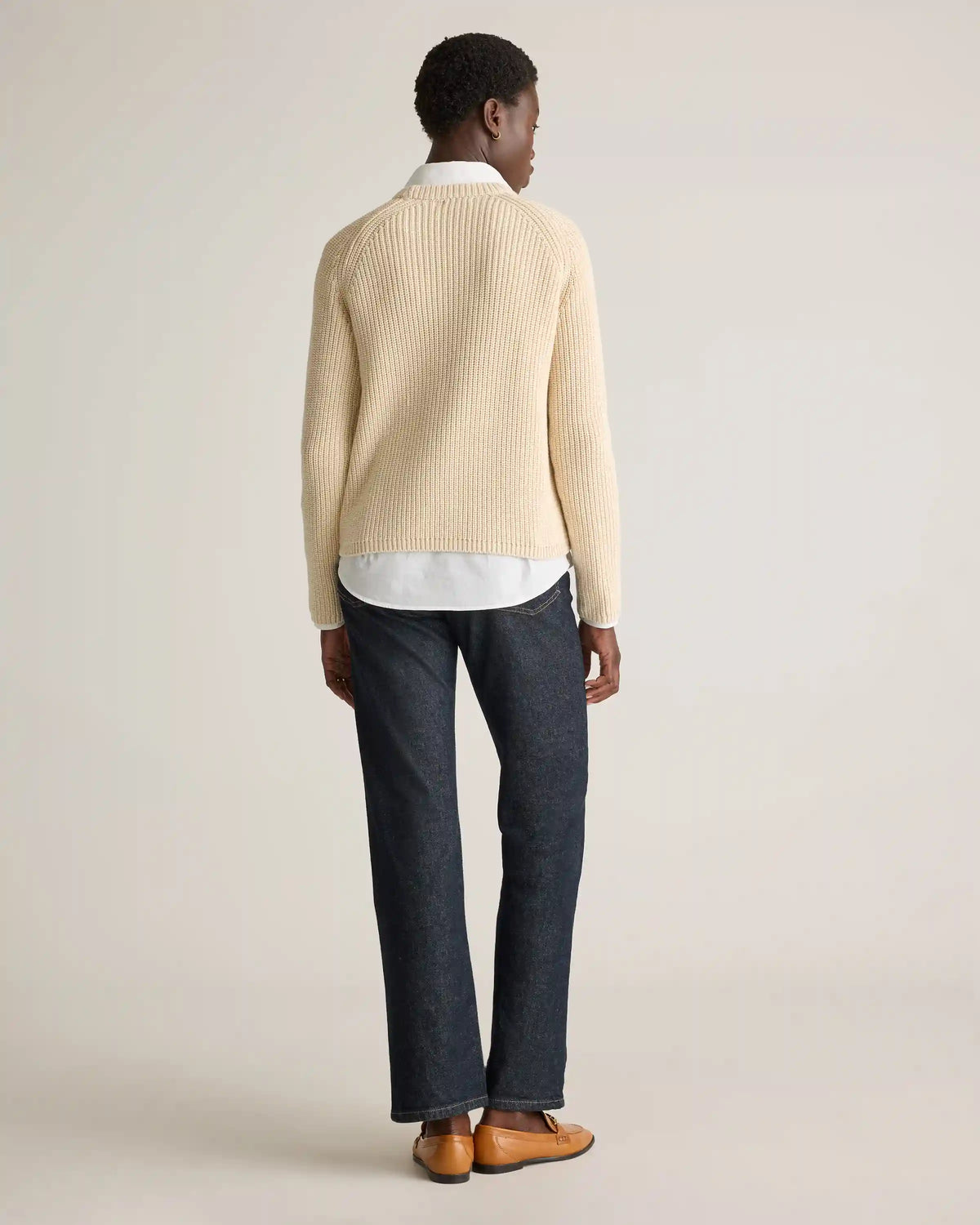 100% Organic Cotton Fisherman Crew Sweater