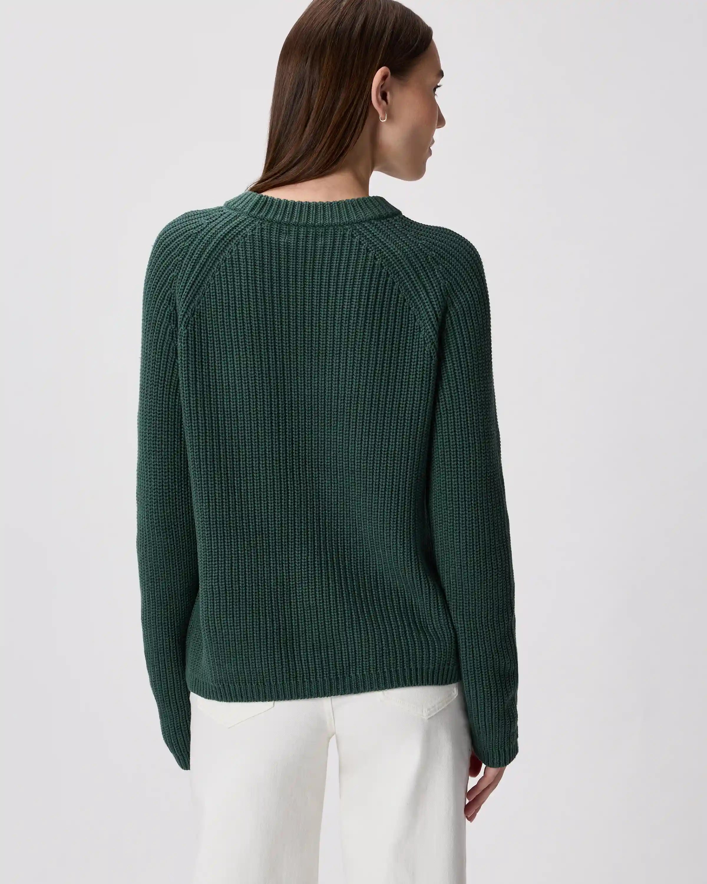 100% Organic Cotton Fisherman Crew Sweater