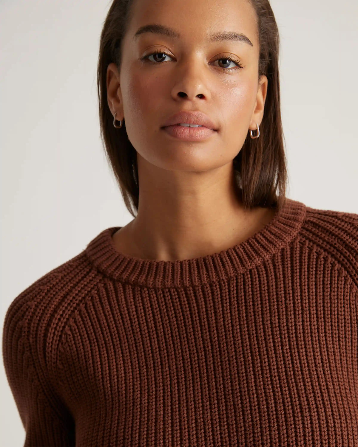 100% Organic Cotton Fisherman Crew Sweater