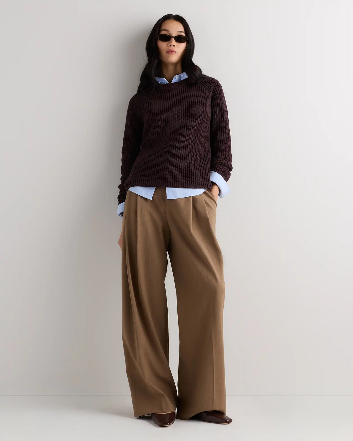 100% Organic Cotton Fisherman Crew Sweater