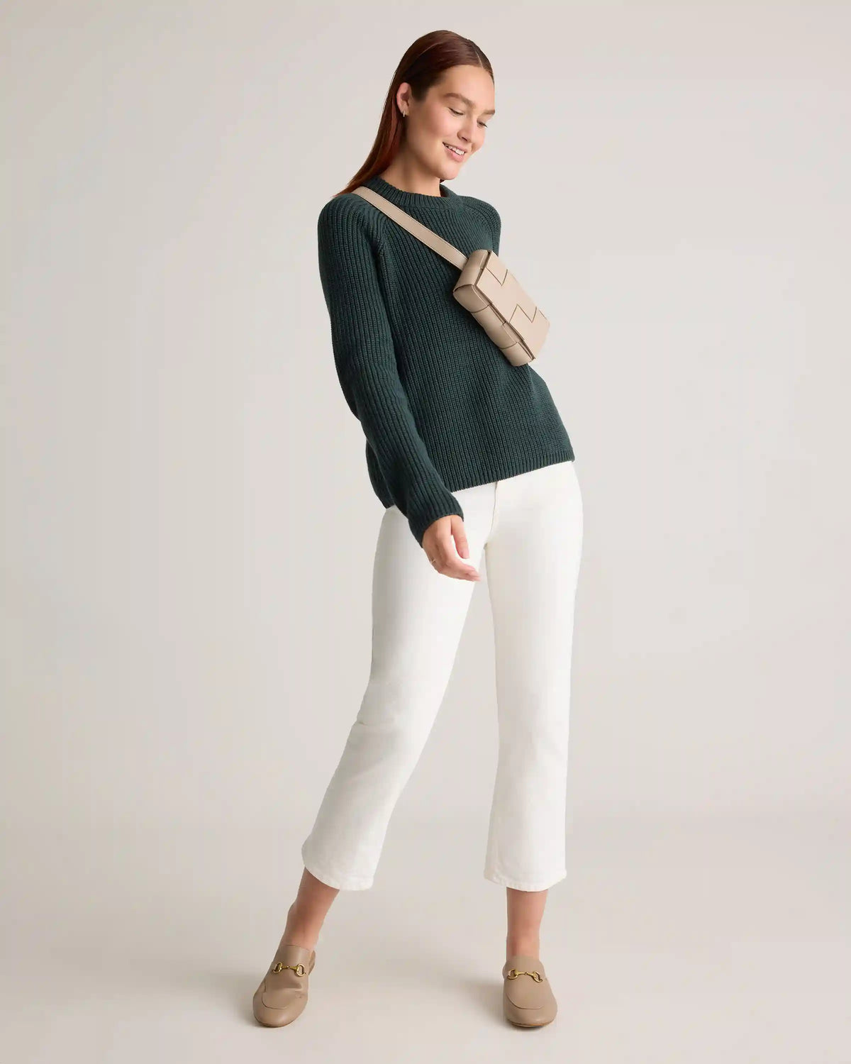 100% Organic Cotton Fisherman Crew Sweater