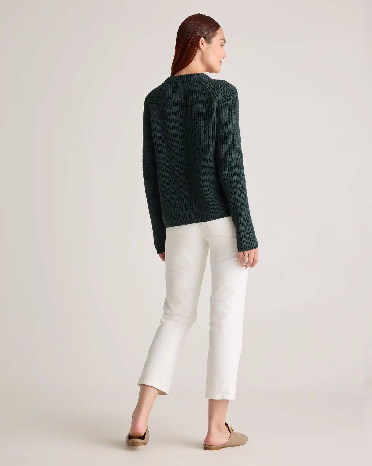 100% Organic Cotton Fisherman Crew Sweater
