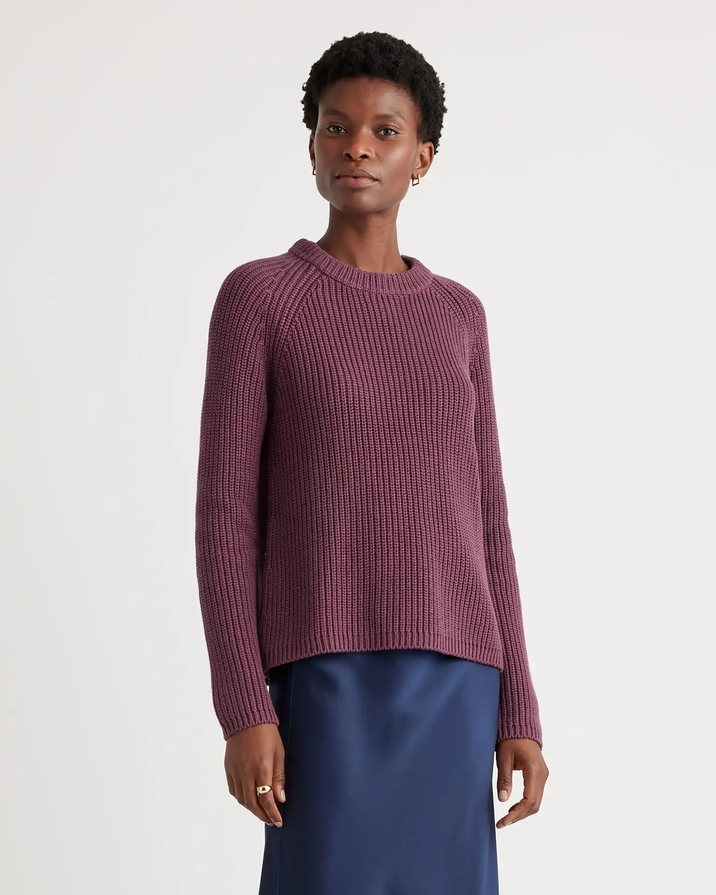 100% Organic Cotton Fisherman Crew Sweater