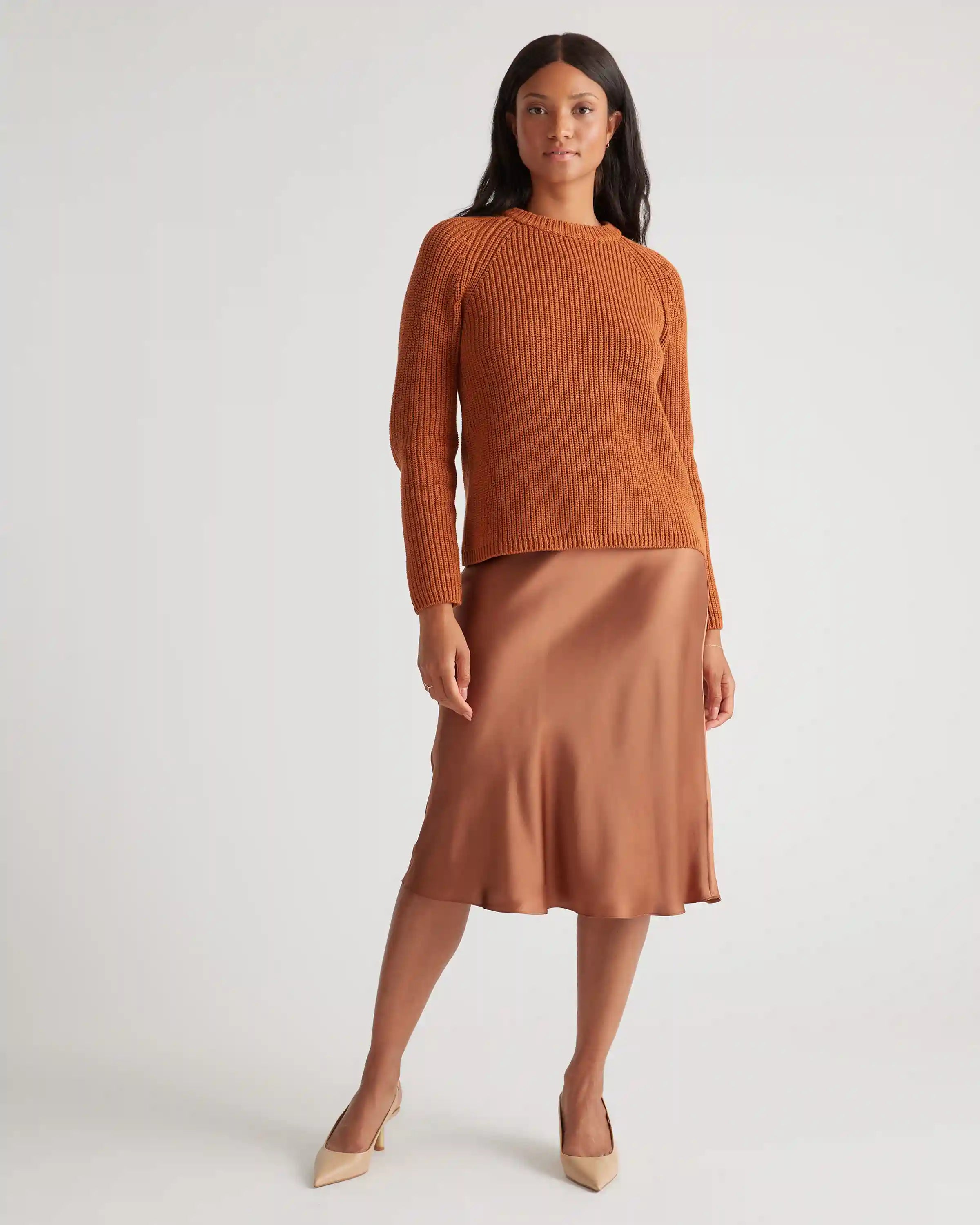 100% Organic Cotton Fisherman Crew Sweater