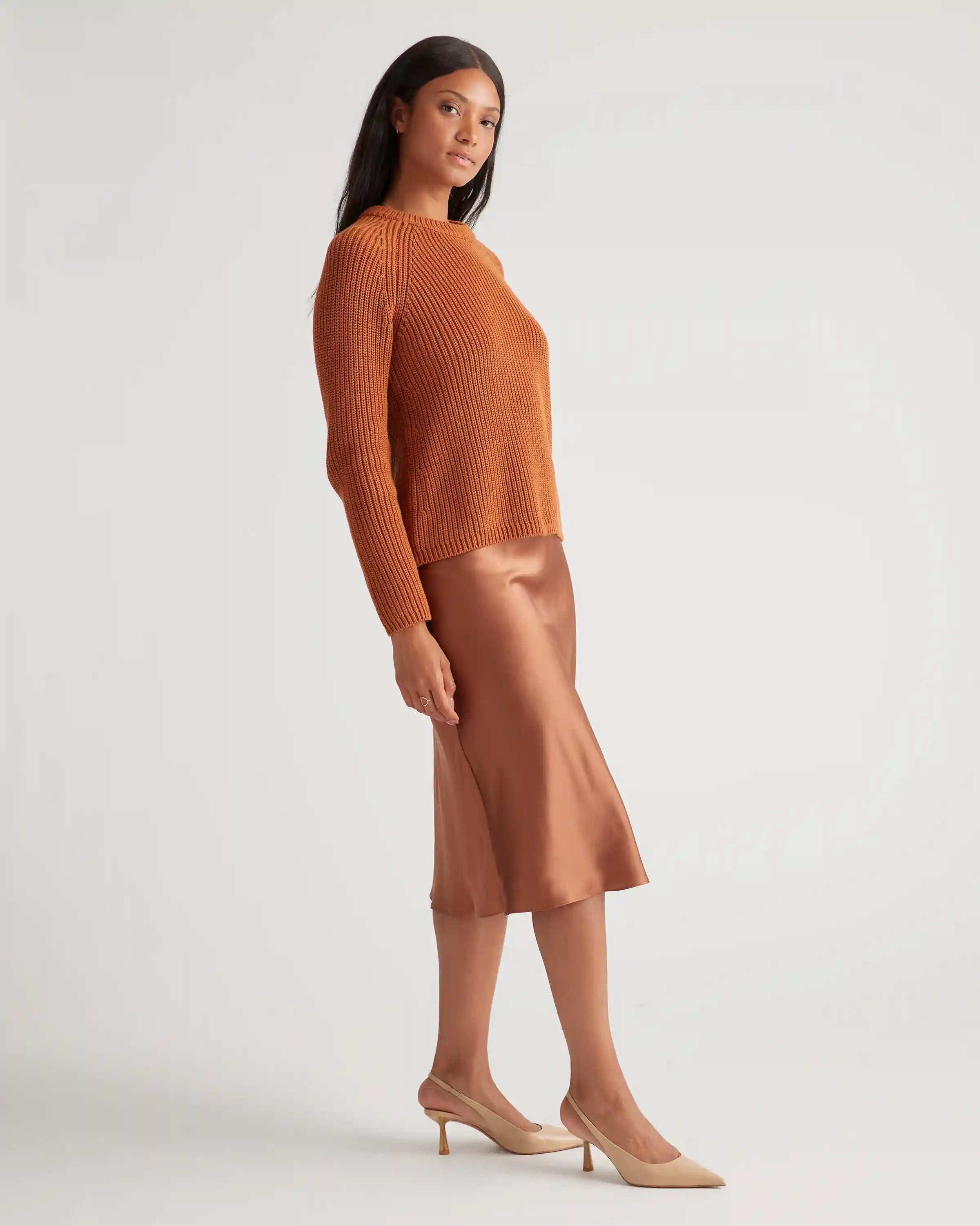 100% Organic Cotton Fisherman Crew Sweater