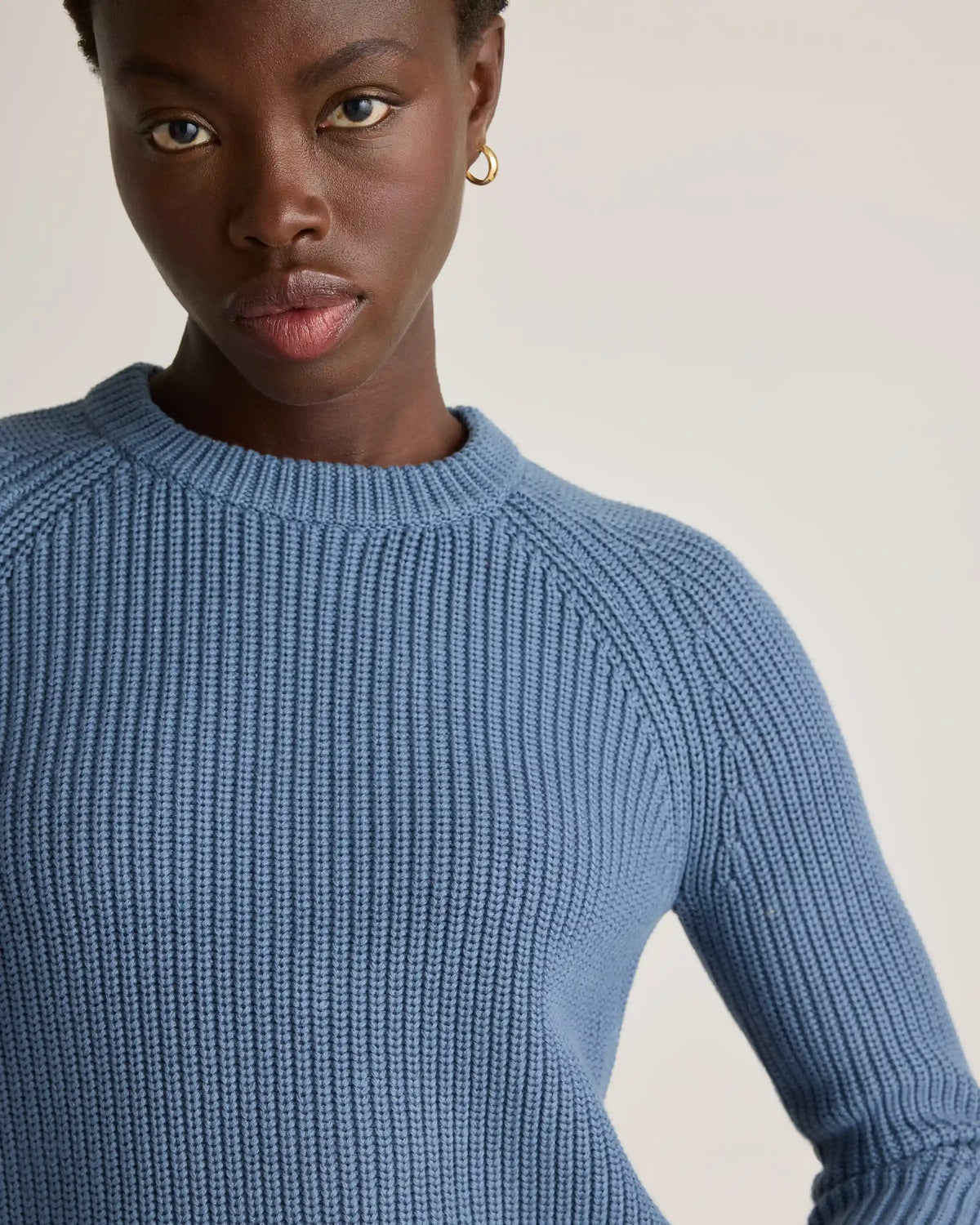 100% Organic Cotton Fisherman Crew Sweater