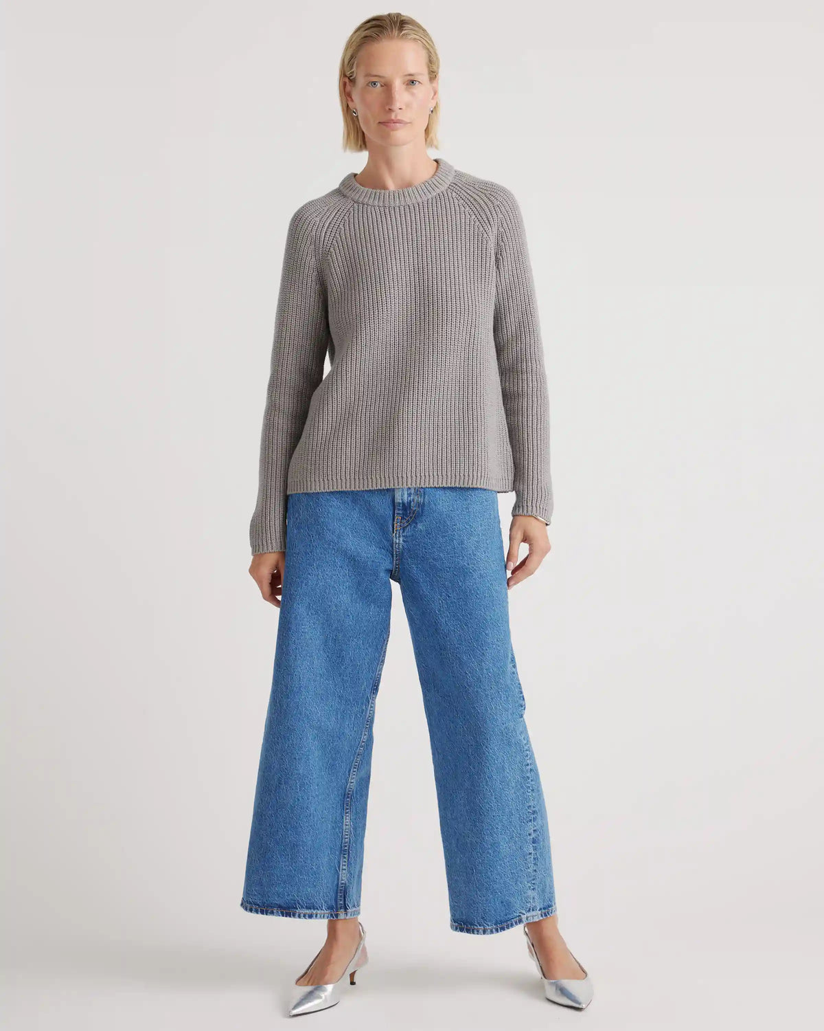 100% Organic Cotton Fisherman Crew Sweater