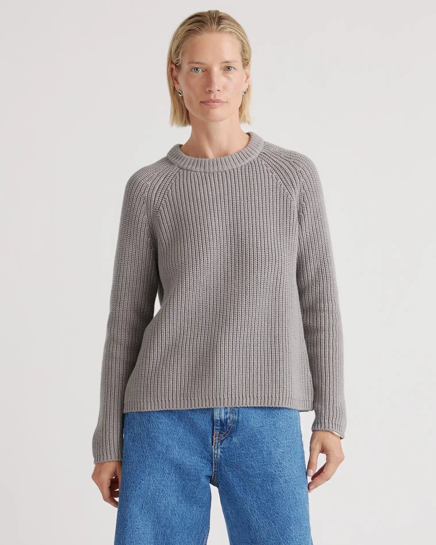 100% Organic Cotton Fisherman Crew Sweater