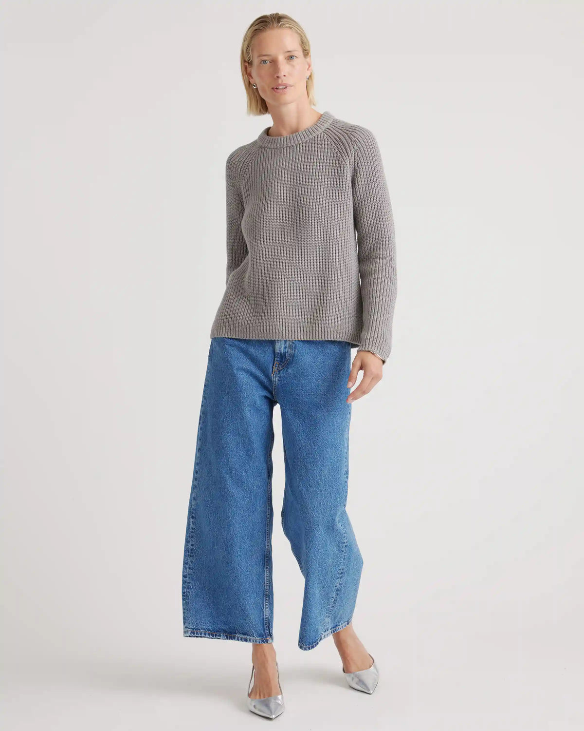 100% Organic Cotton Fisherman Crew Sweater