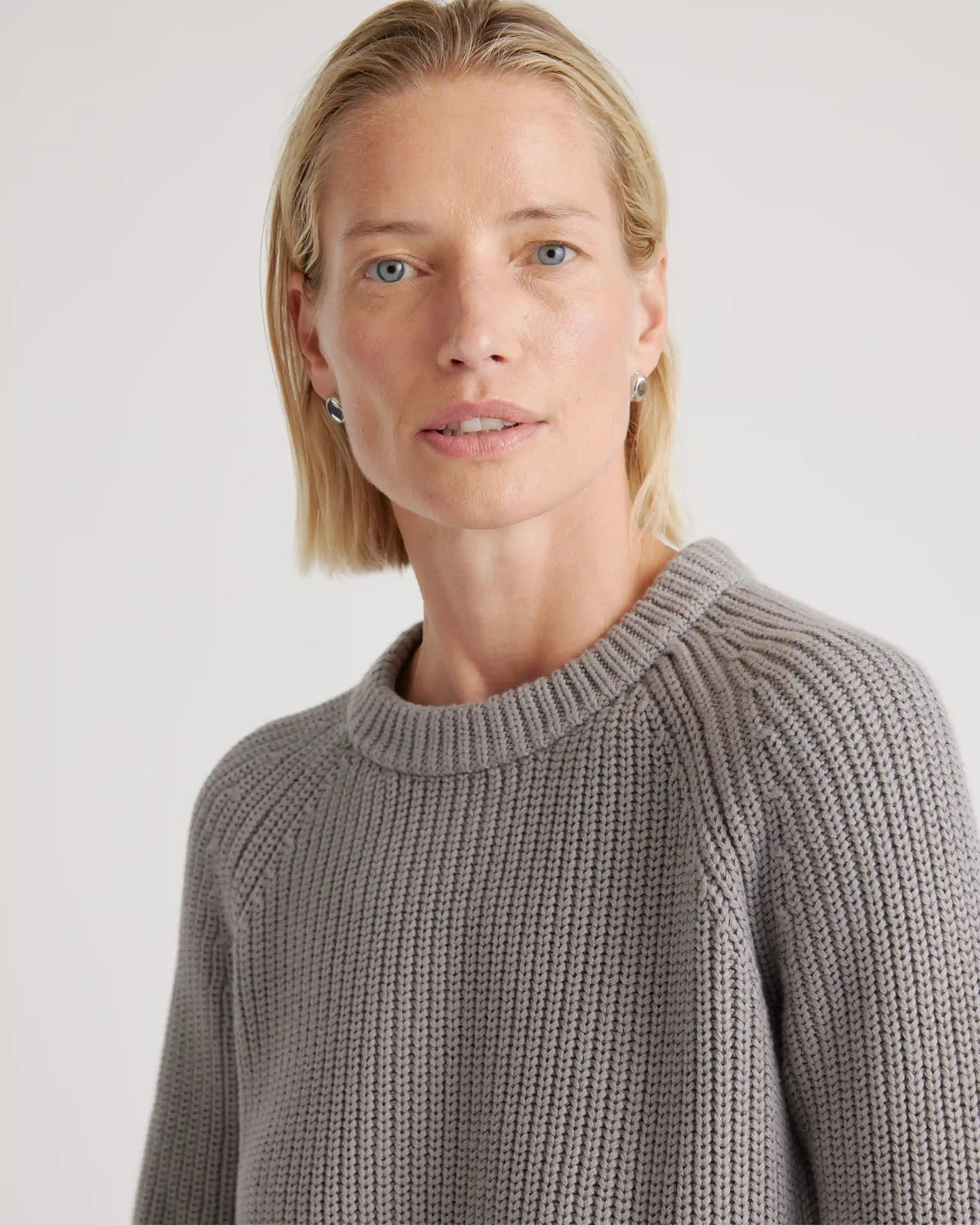 100% Organic Cotton Fisherman Crew Sweater