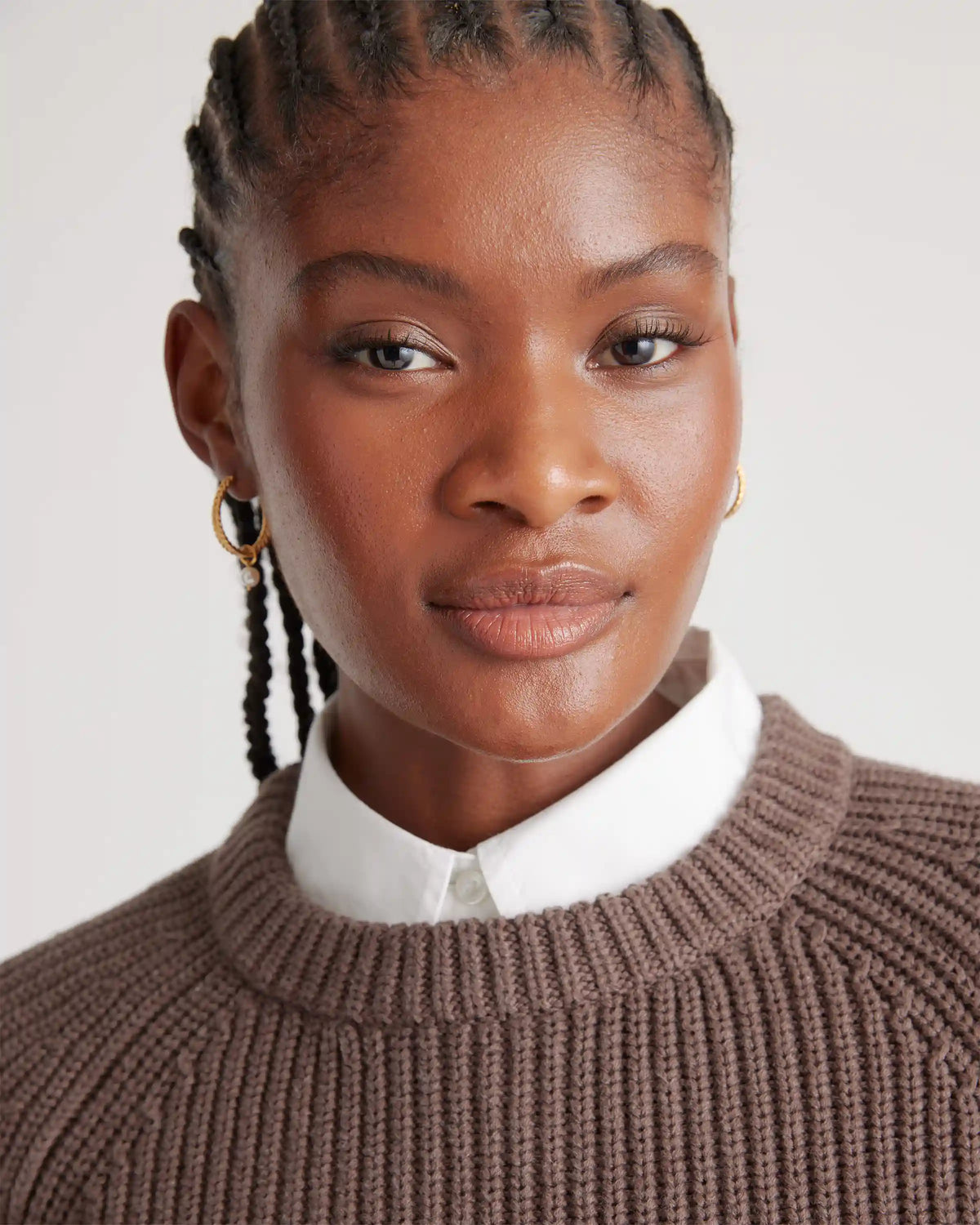 100% Organic Cotton Fisherman Crew Sweater