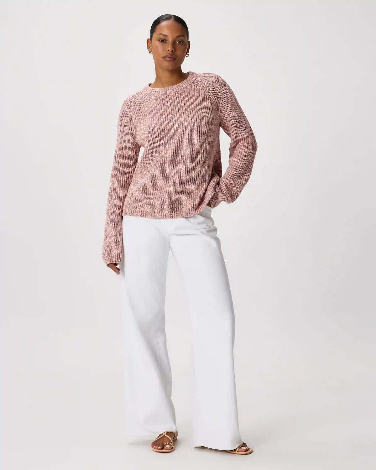 100% Organic Cotton Fisherman Crew Sweater
