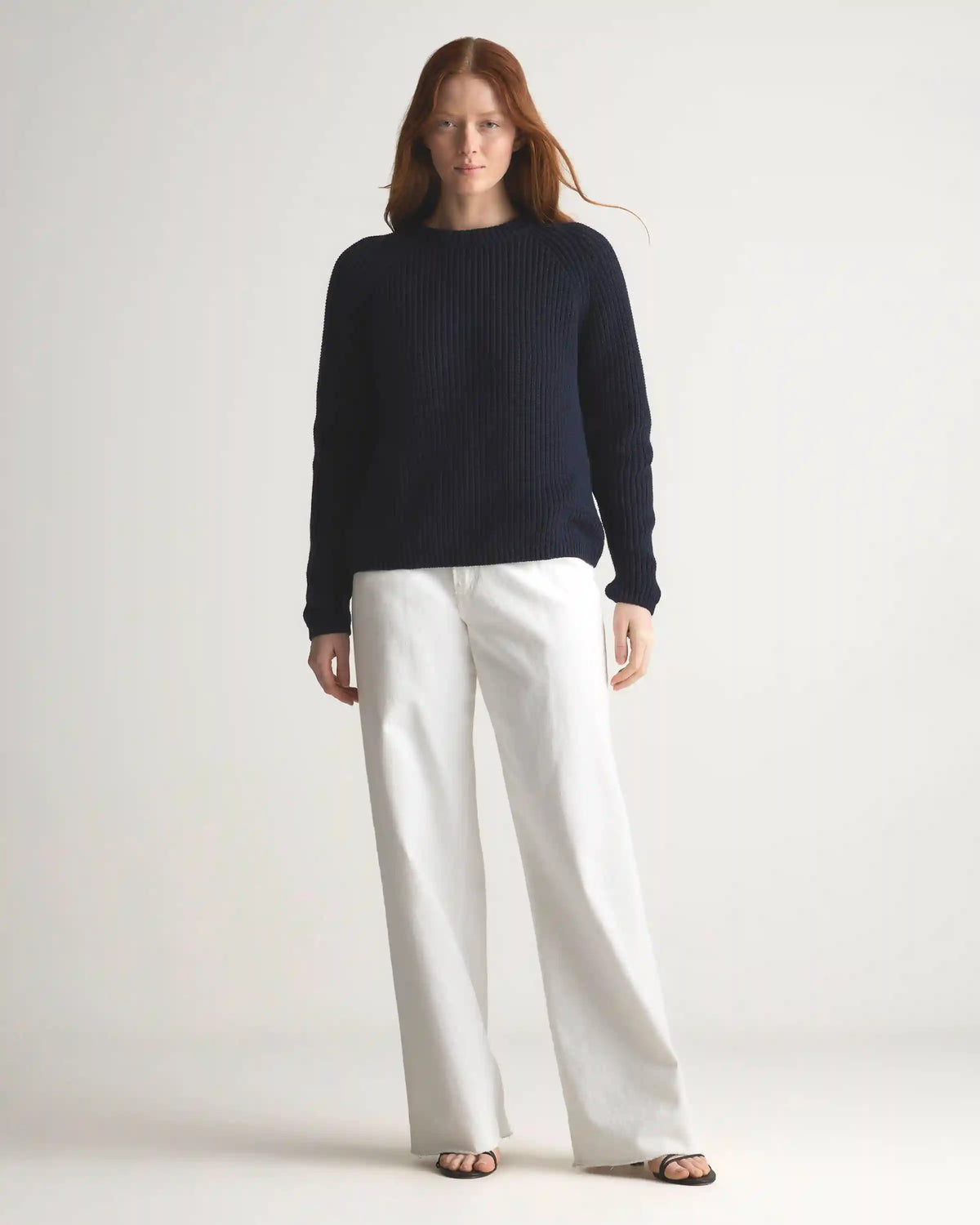100% Organic Cotton Fisherman Crew Sweater