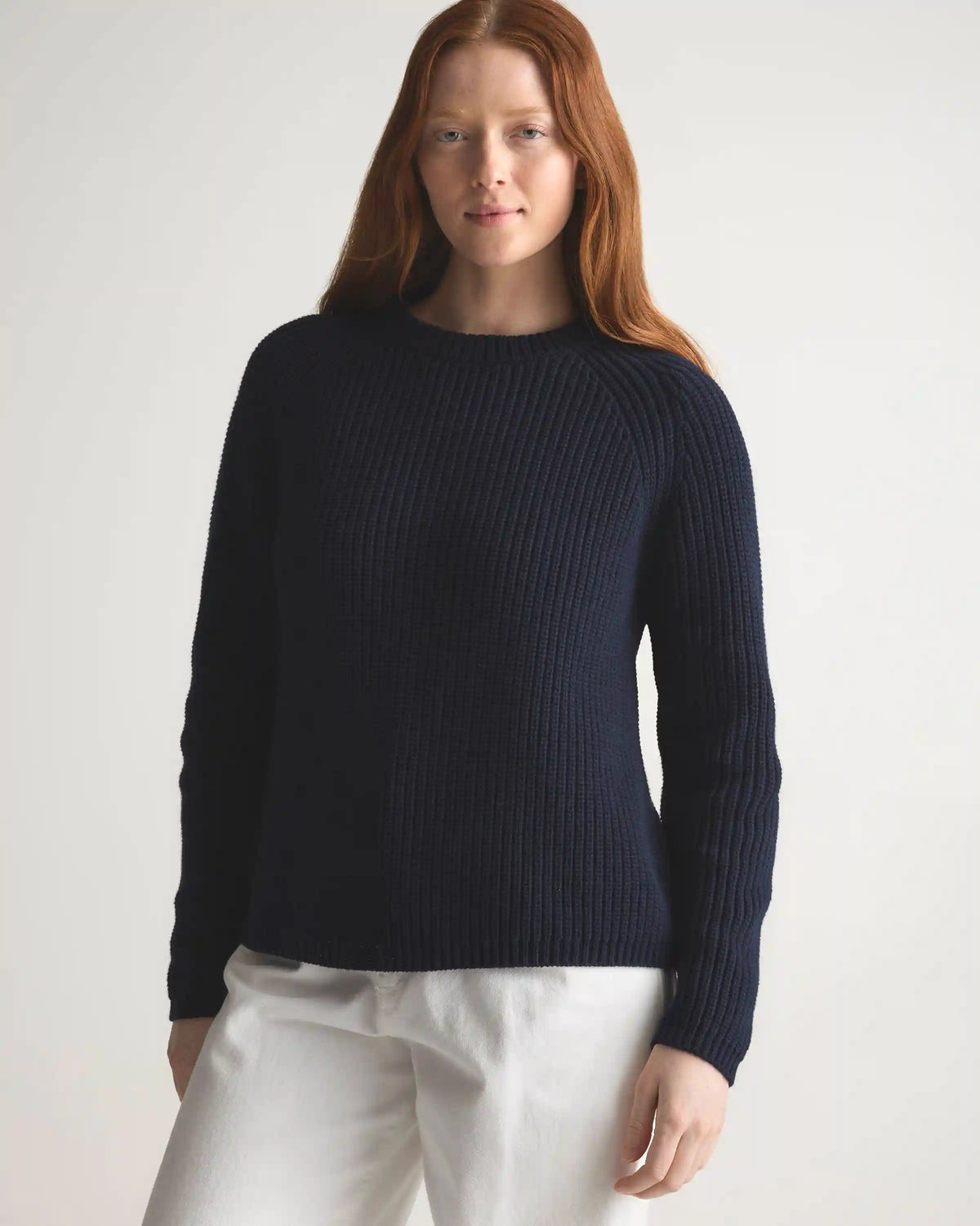 100% Organic Cotton Fisherman Crew Sweater