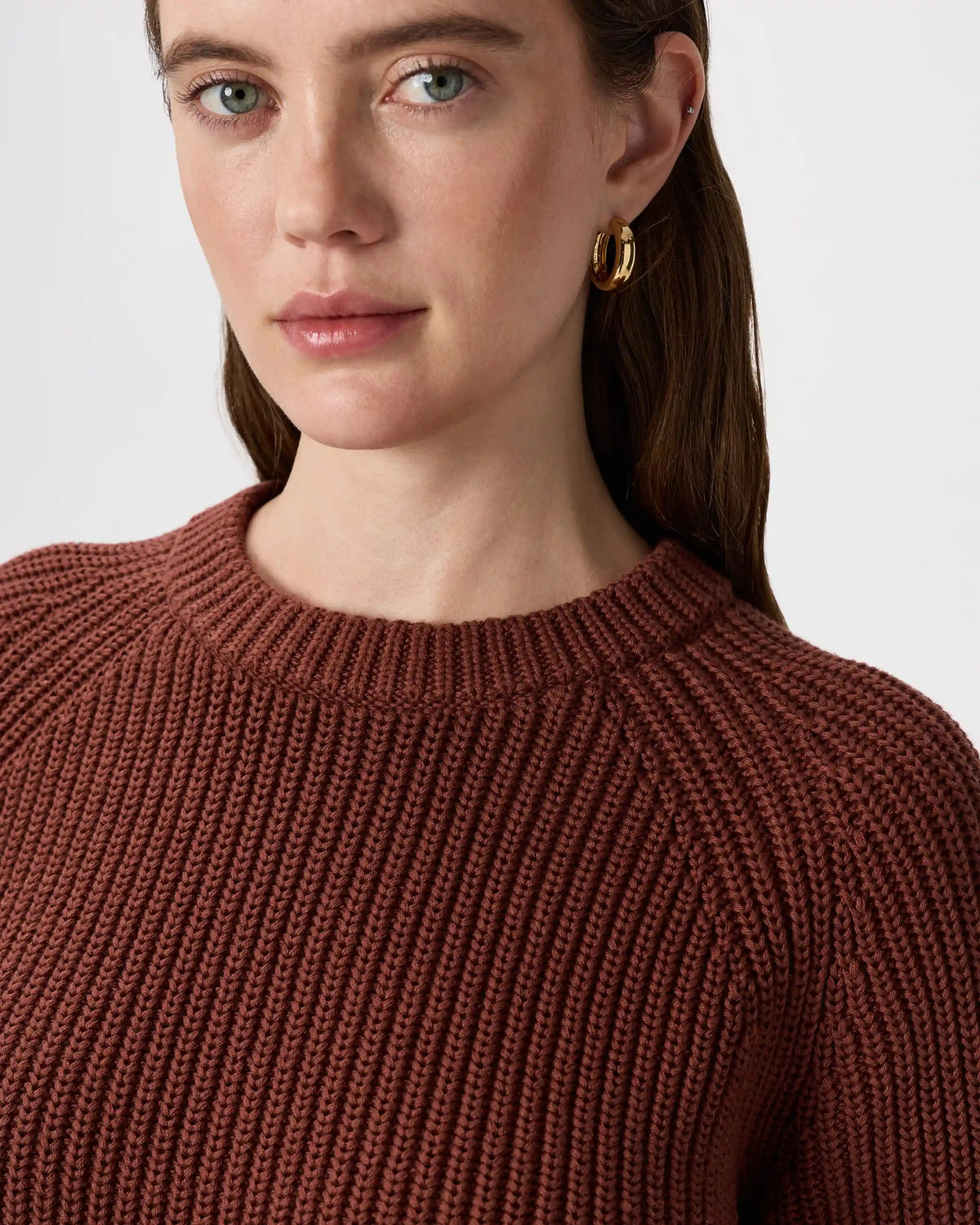 100% Organic Cotton Fisherman Crew Sweater