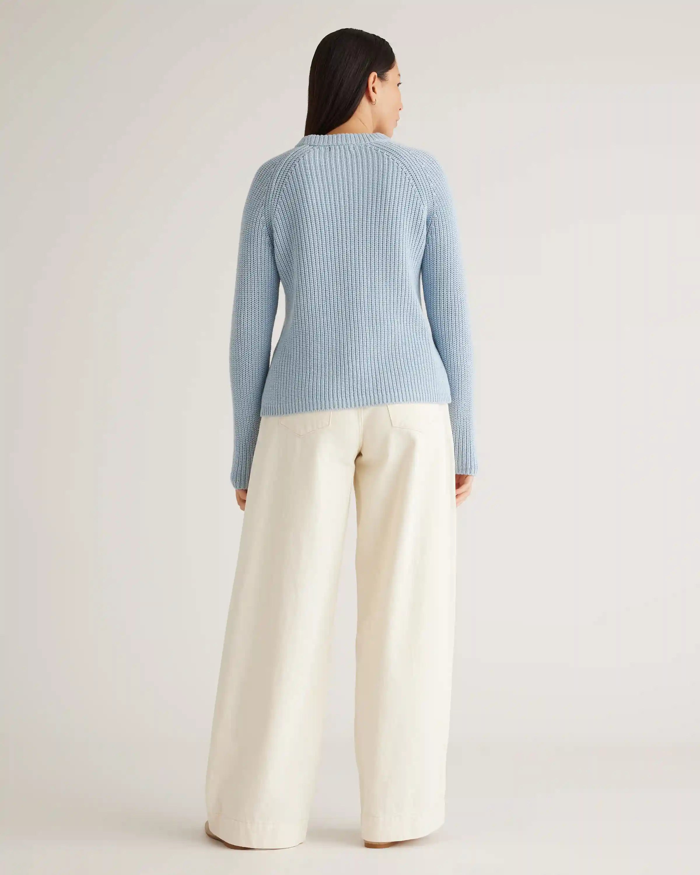 100% Organic Cotton Fisherman Crew Sweater