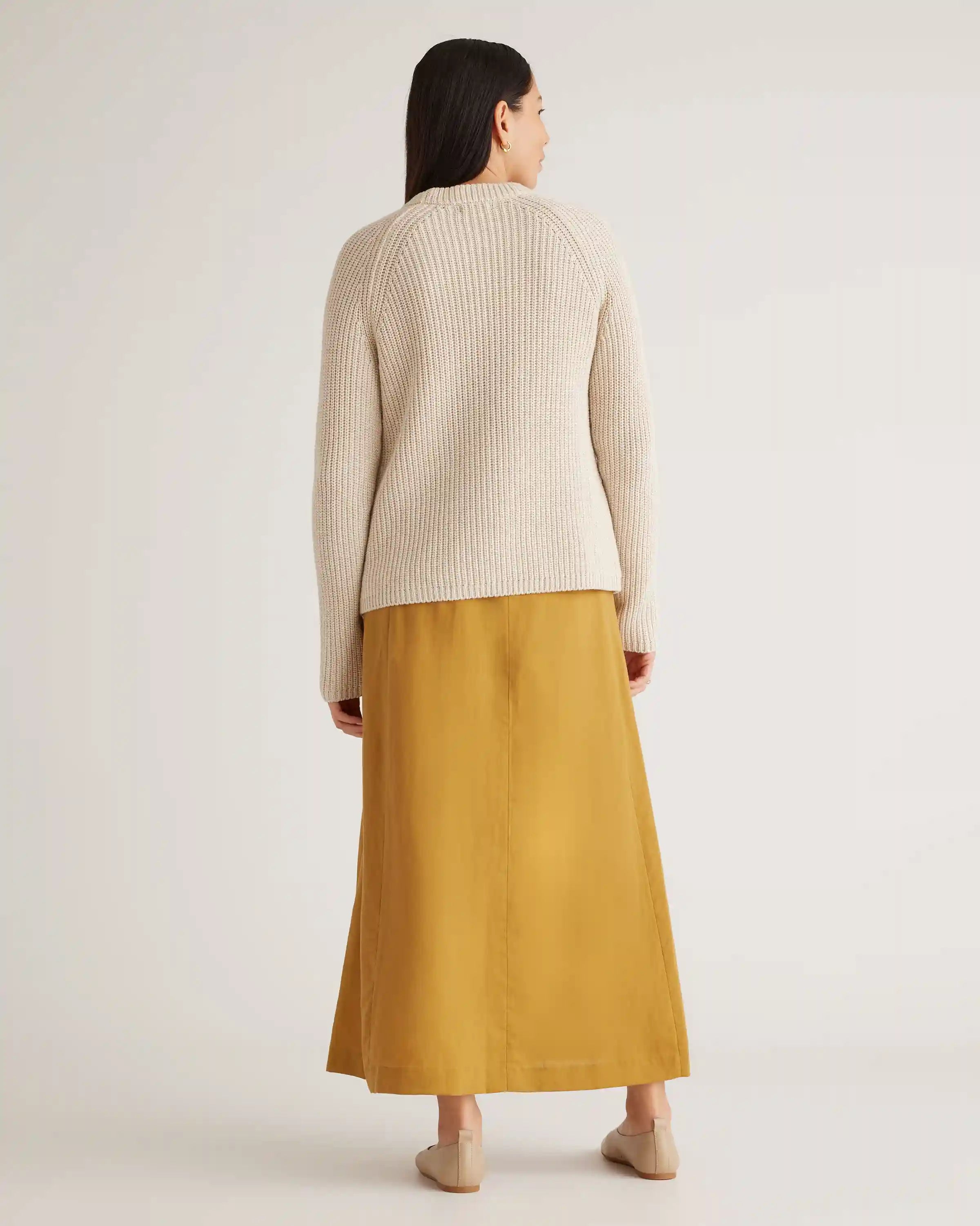 100% Organic Cotton Fisherman Crew Sweater