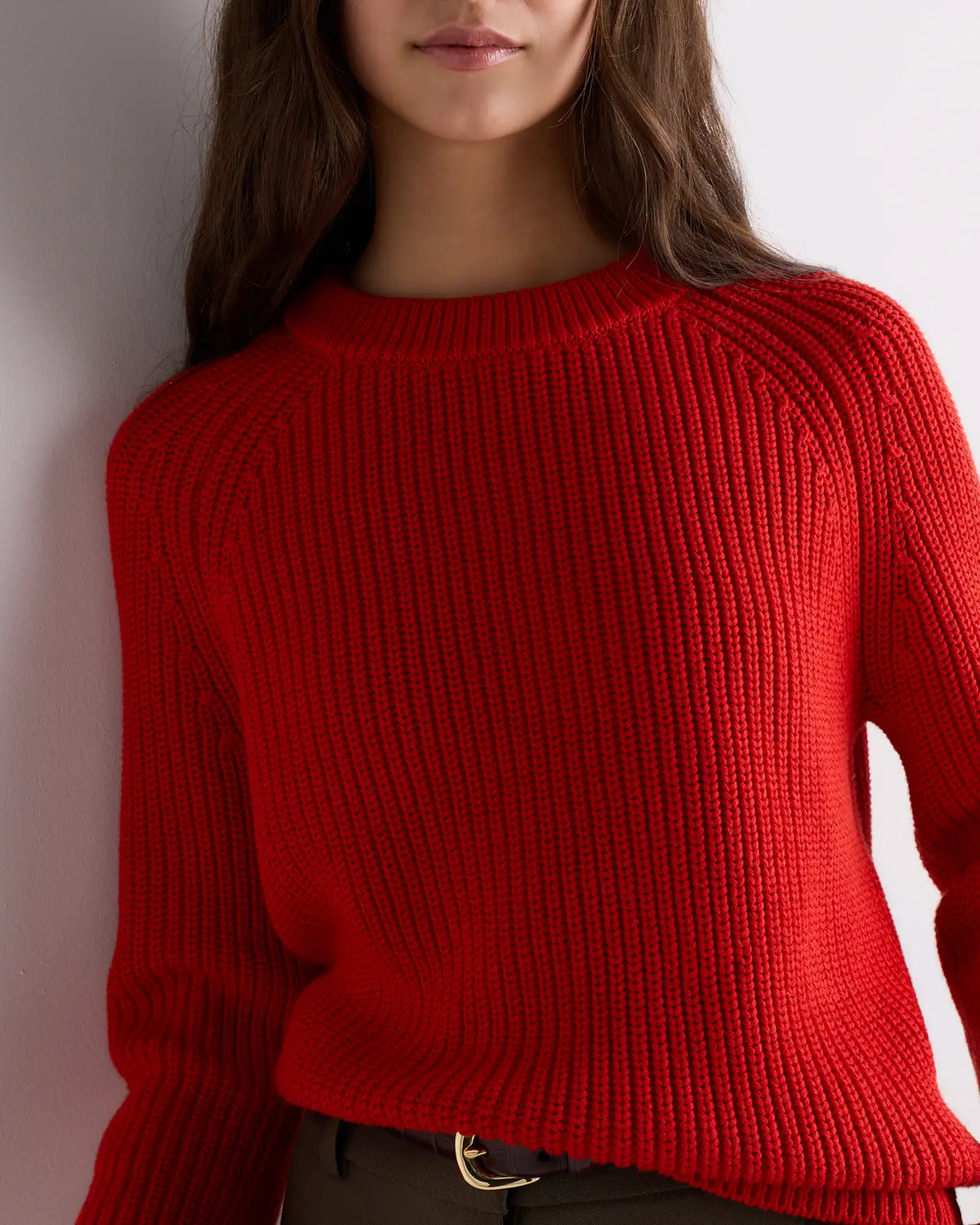 100% Organic Cotton Fisherman Crew Sweater