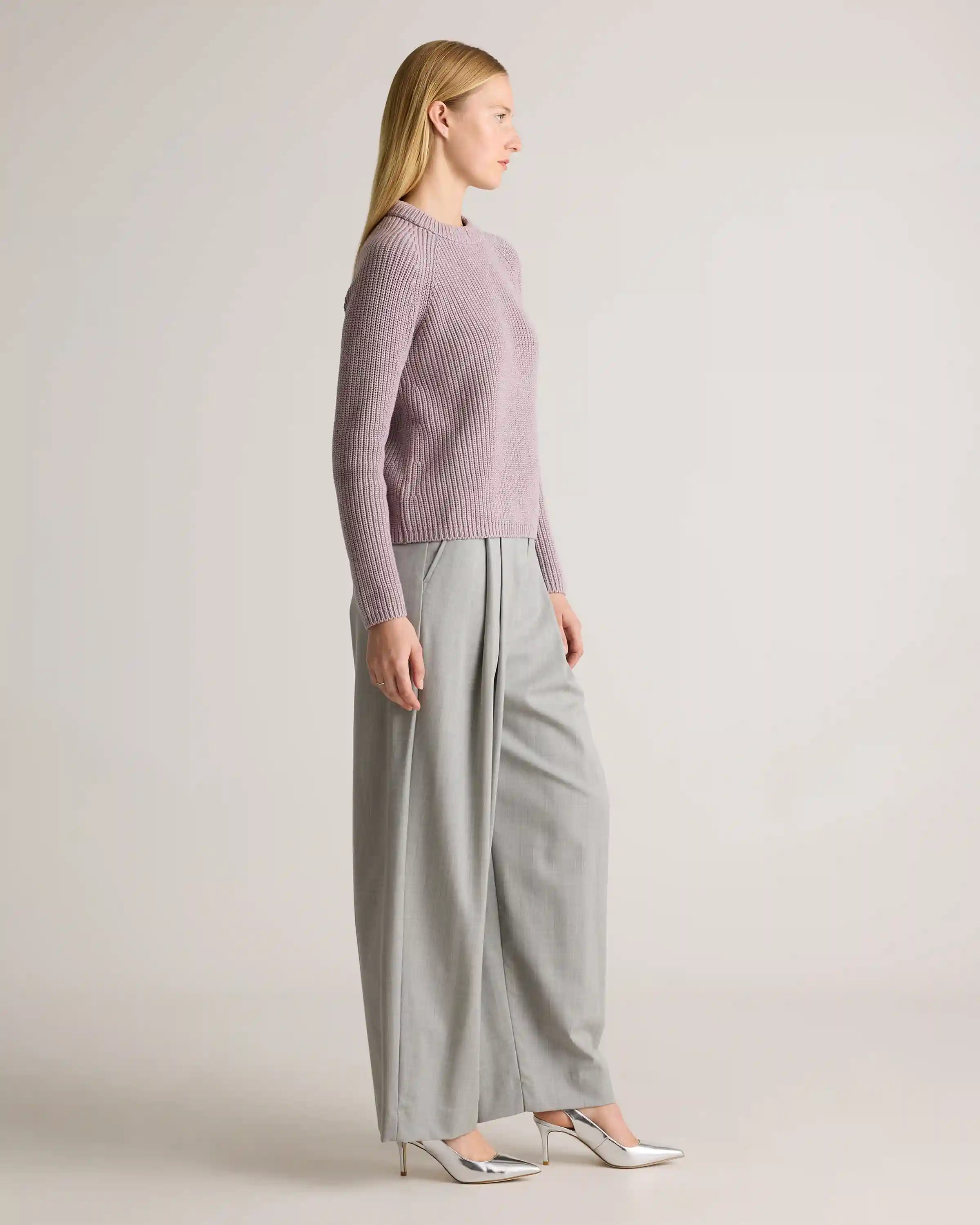100% Organic Cotton Fisherman Crew Sweater