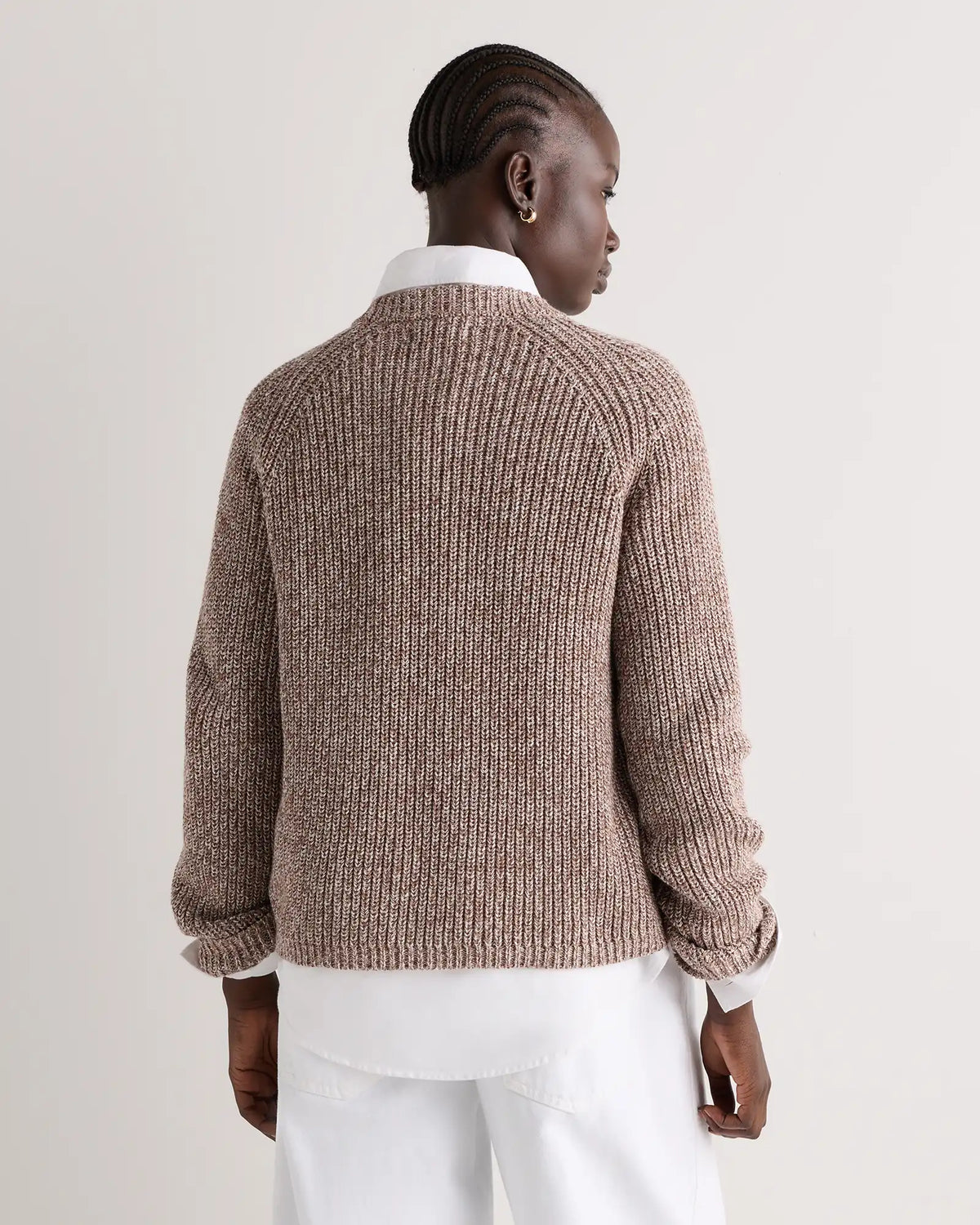 100% Organic Cotton Fisherman Crew Sweater