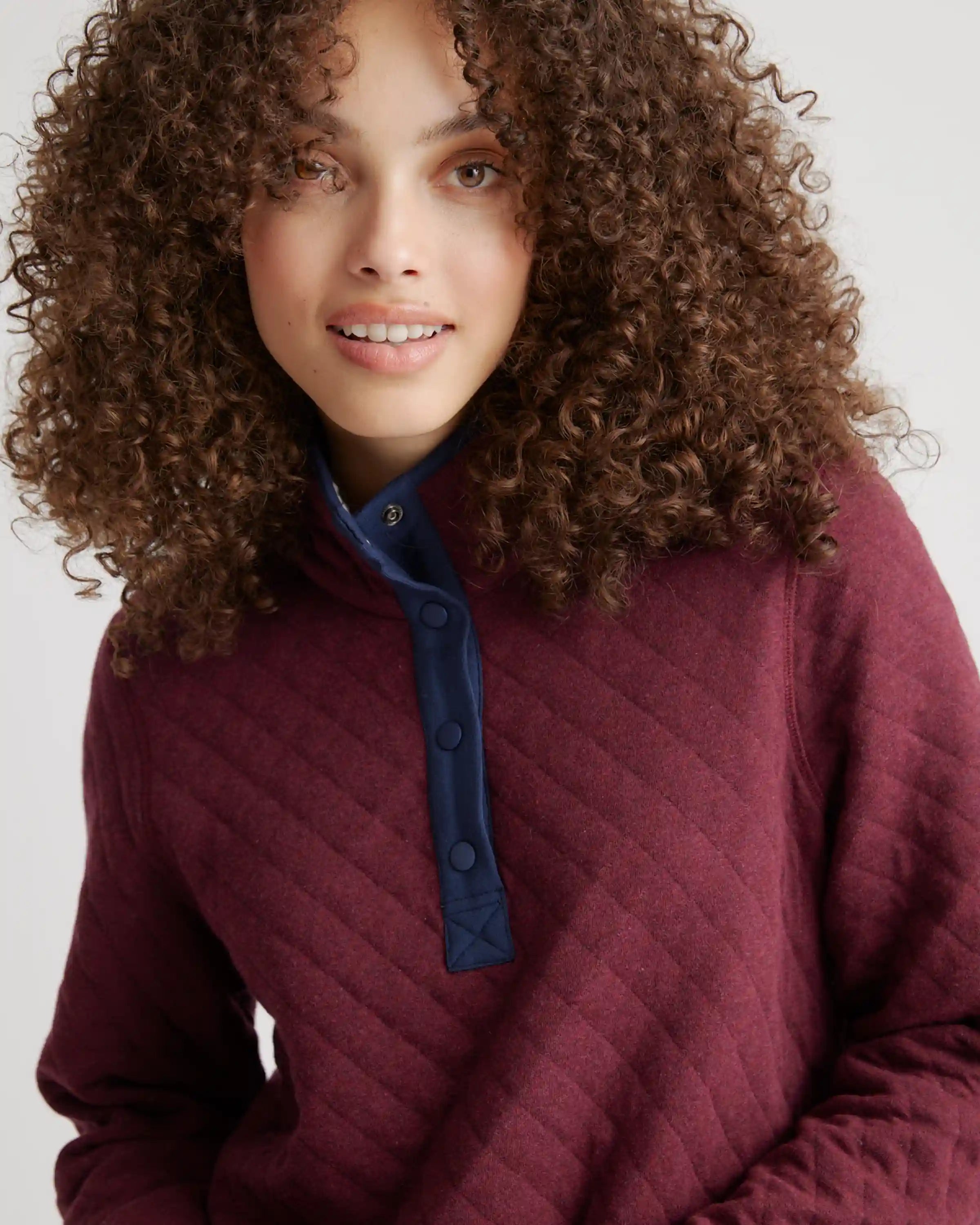 Reversible Quilted Pullover