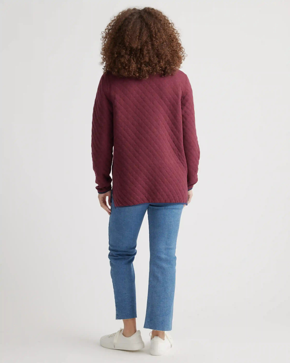 Reversible Quilted Pullover