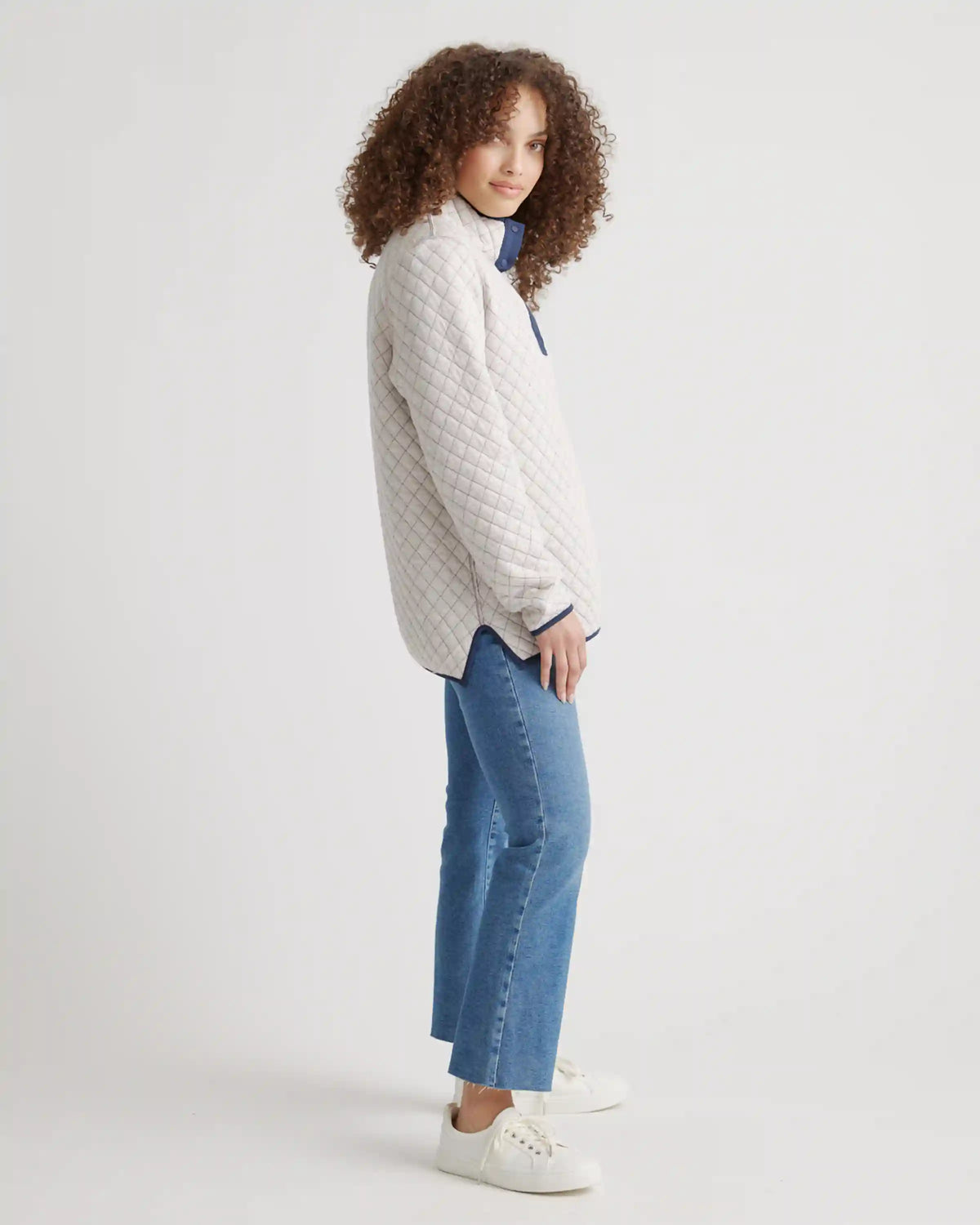 Reversible Quilted Pullover
