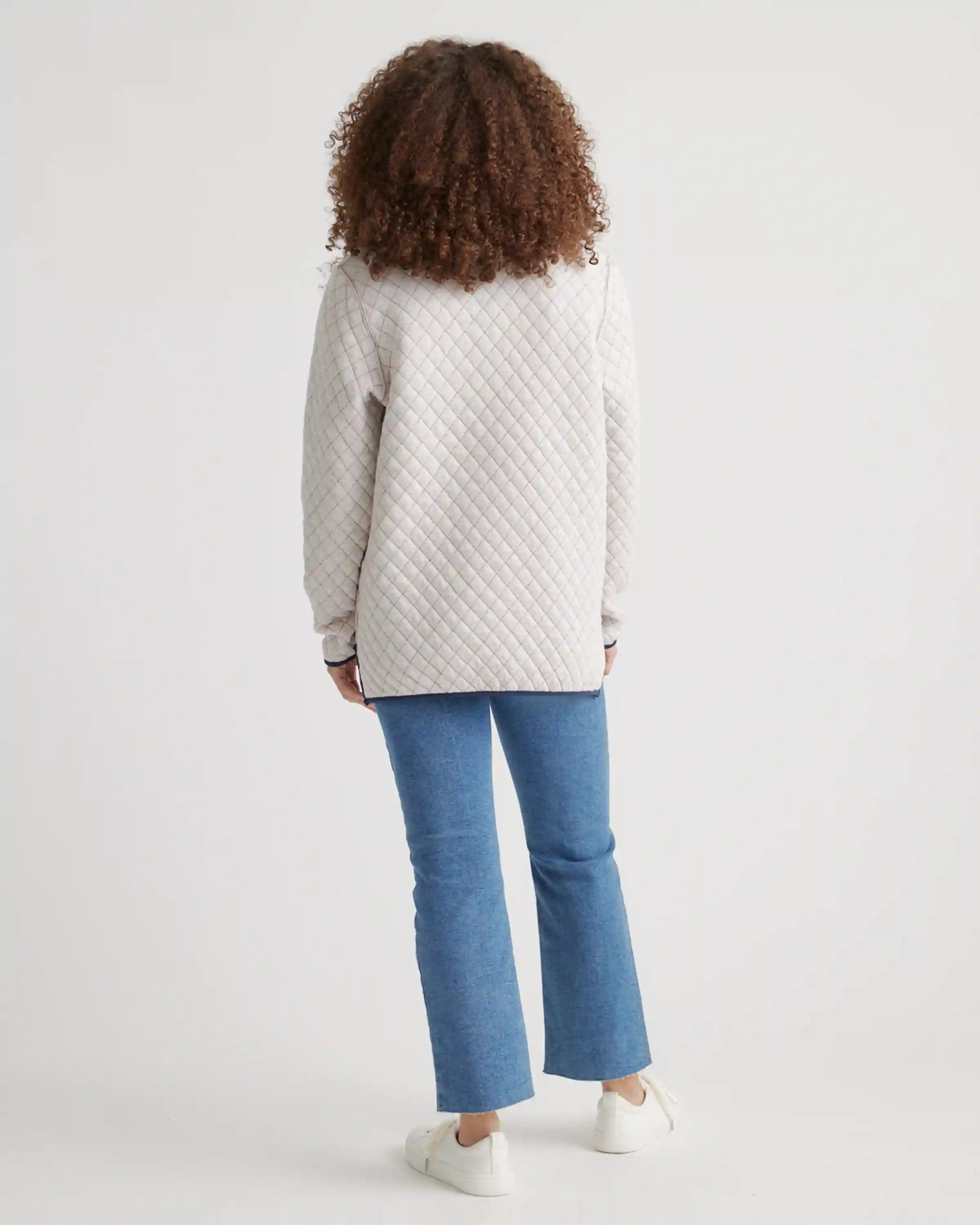 Reversible Quilted Pullover