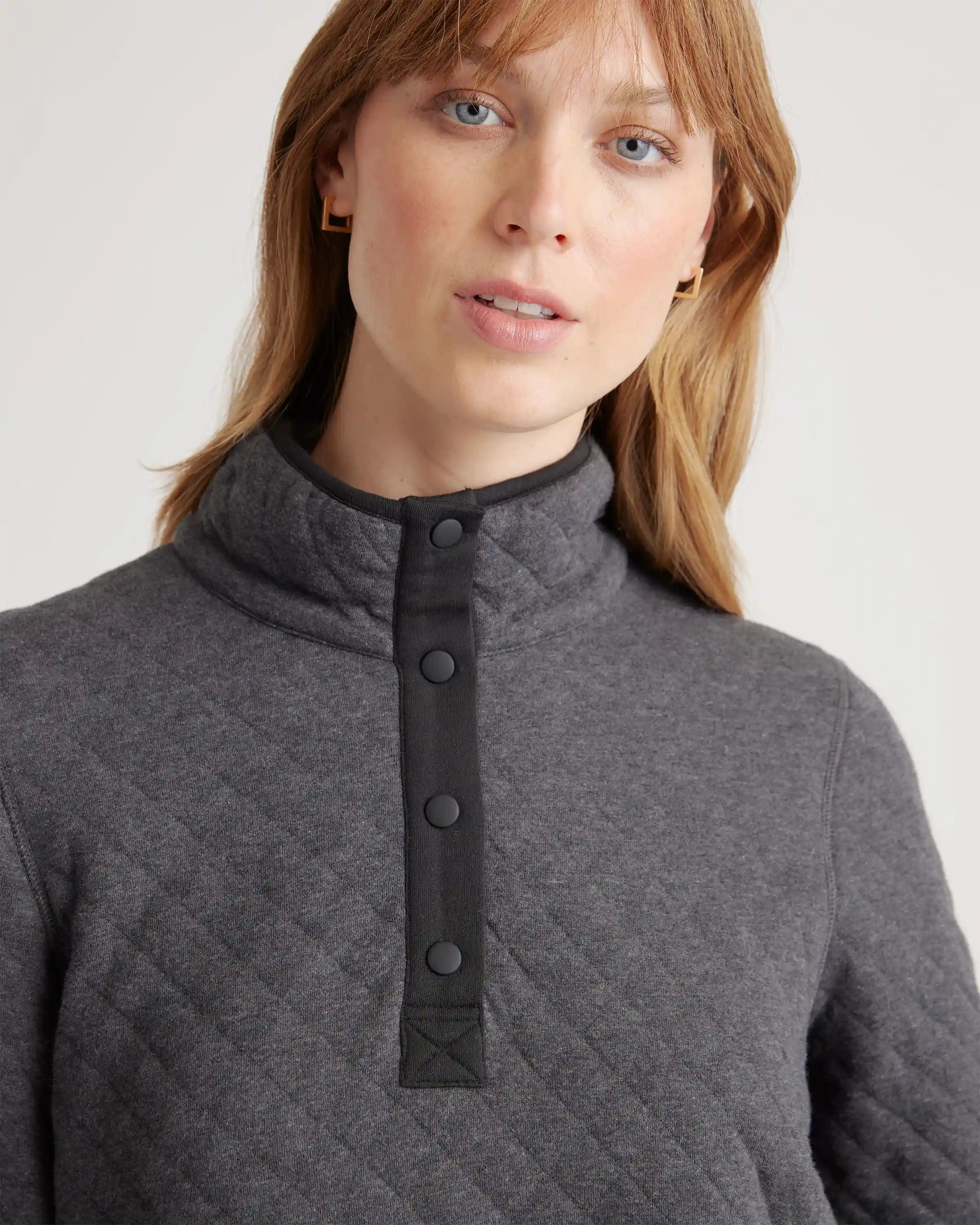 Reversible Quilted Pullover
