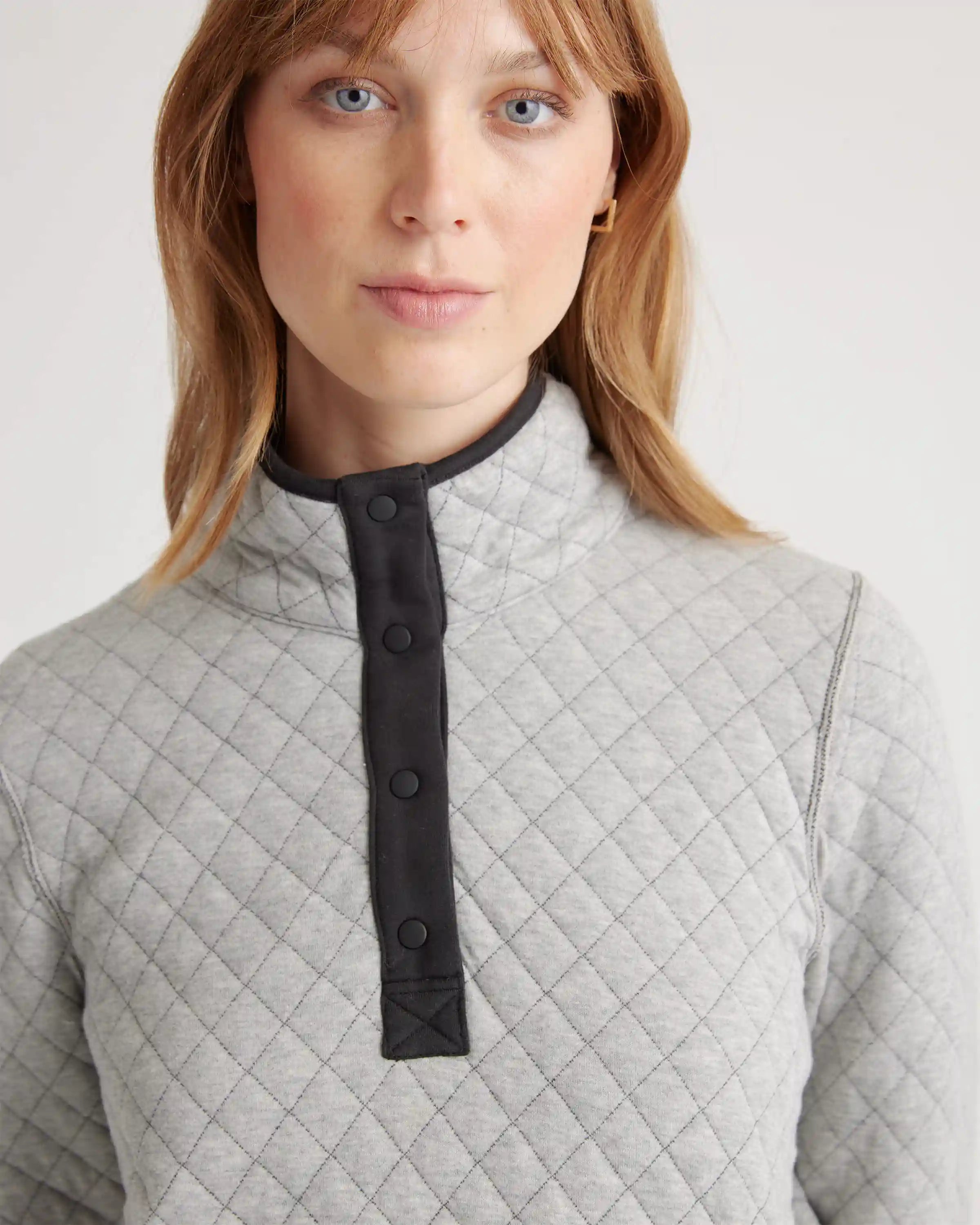 Reversible Quilted Pullover
